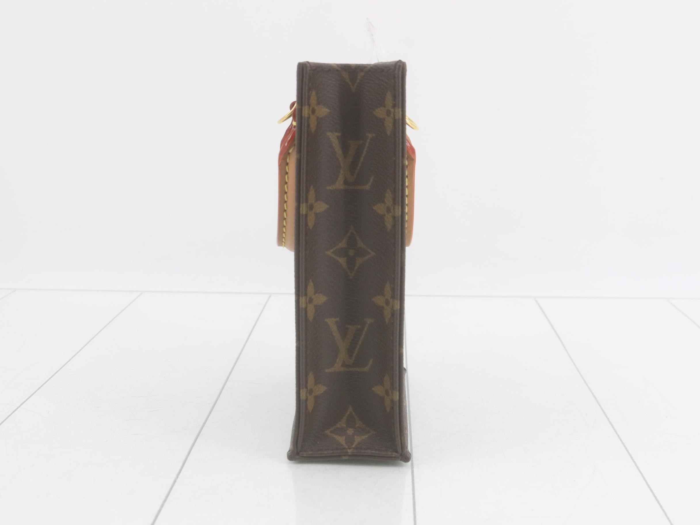 Monogram Petite Sac Plat 2-Way Shoulder — view 4