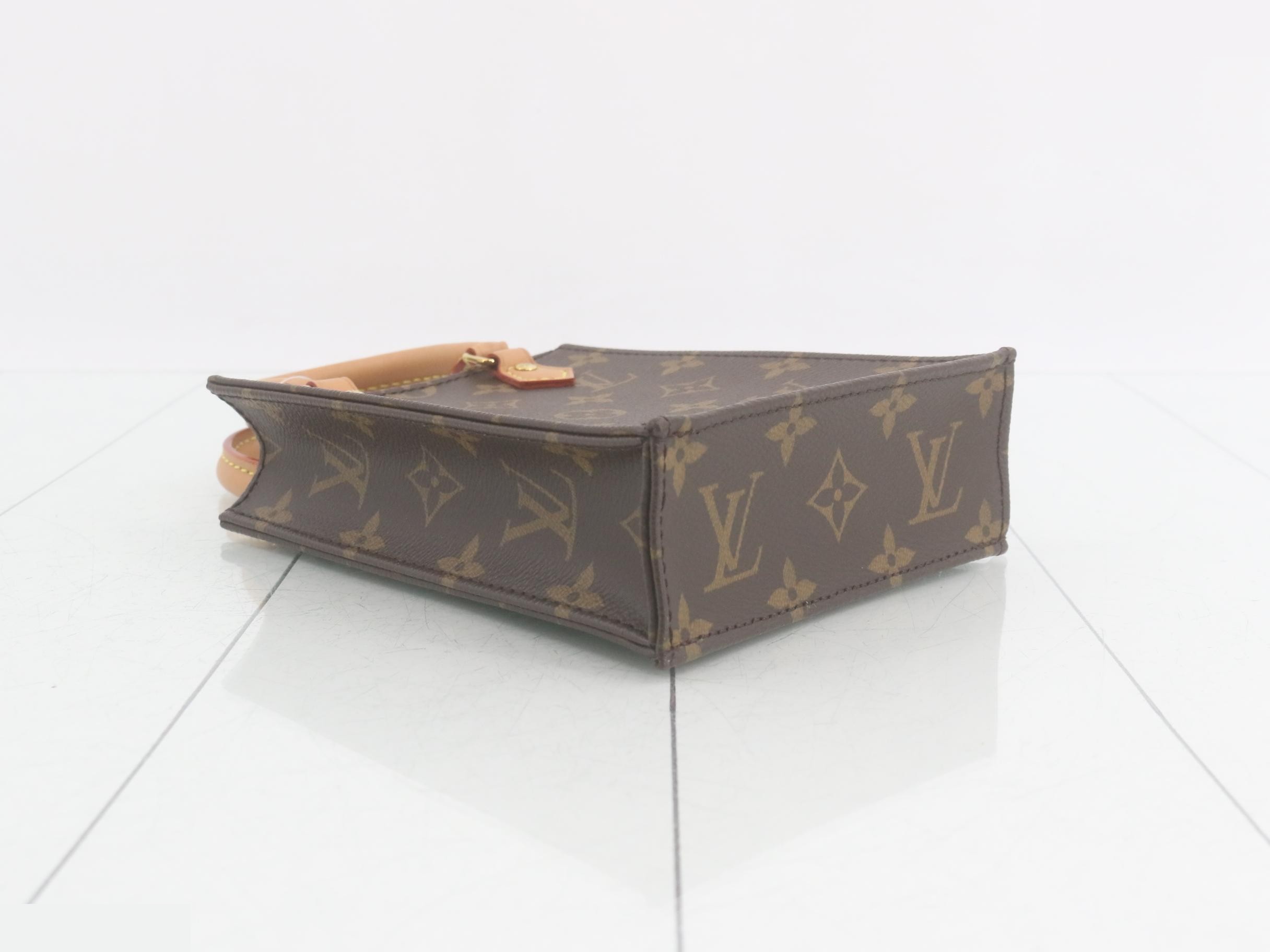 Monogram Petite Sac Plat 2-Way Shoulder — view 5