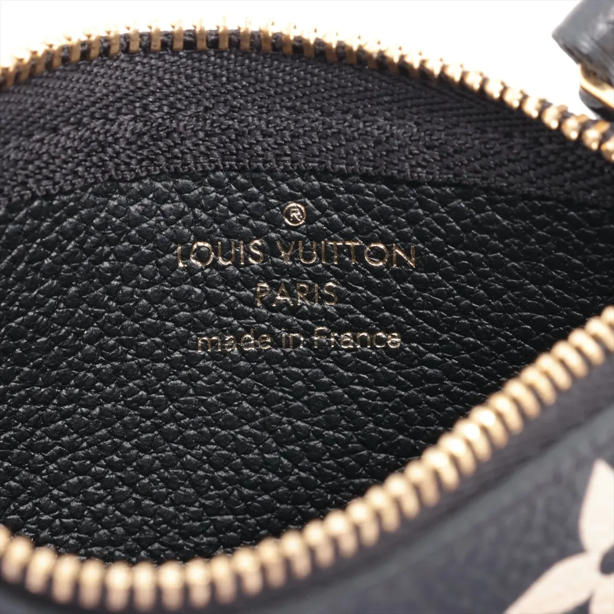 Bicolor Monogram Empreinte Pochette Clé M80885 CT4241 Noir Coin Case — view 4