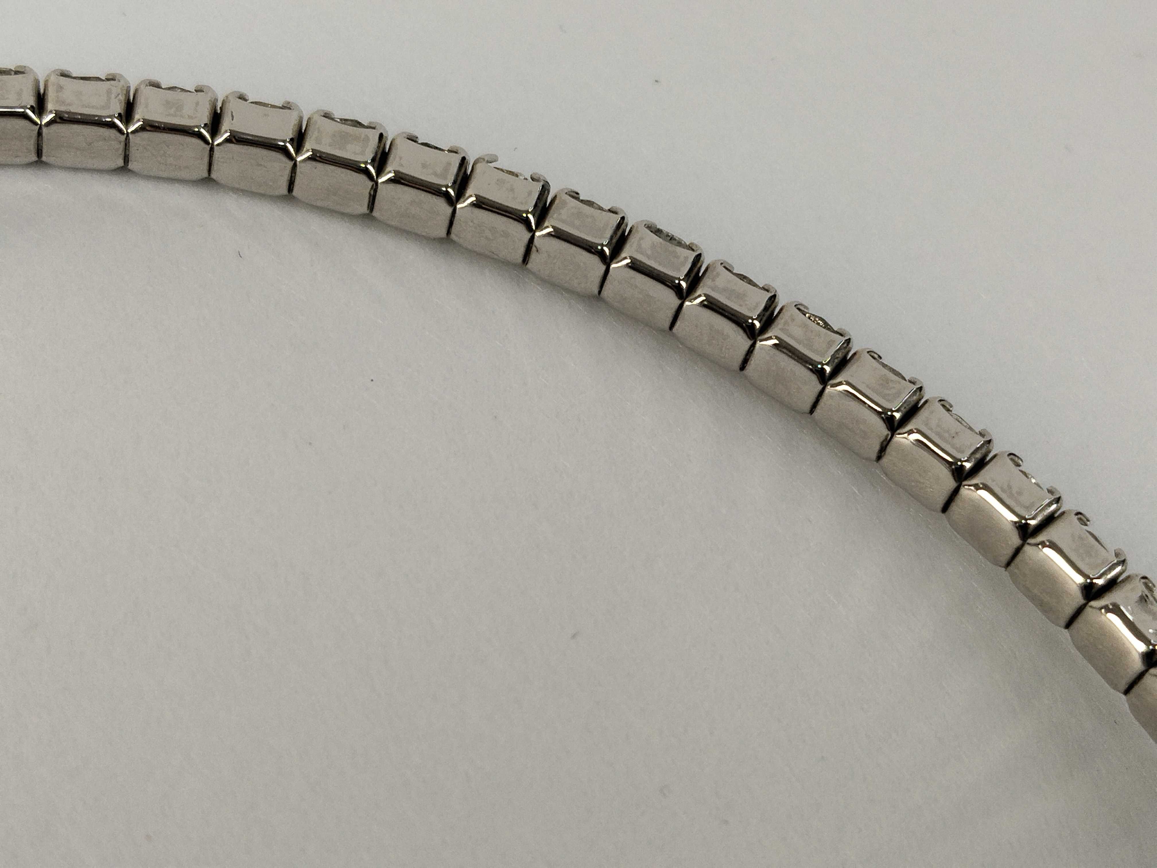 Logo Beaded Choker Silver Necklace — view 8