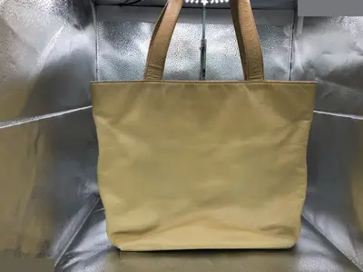 Cocomark tote bag with sticker 5971407 lambskin beige