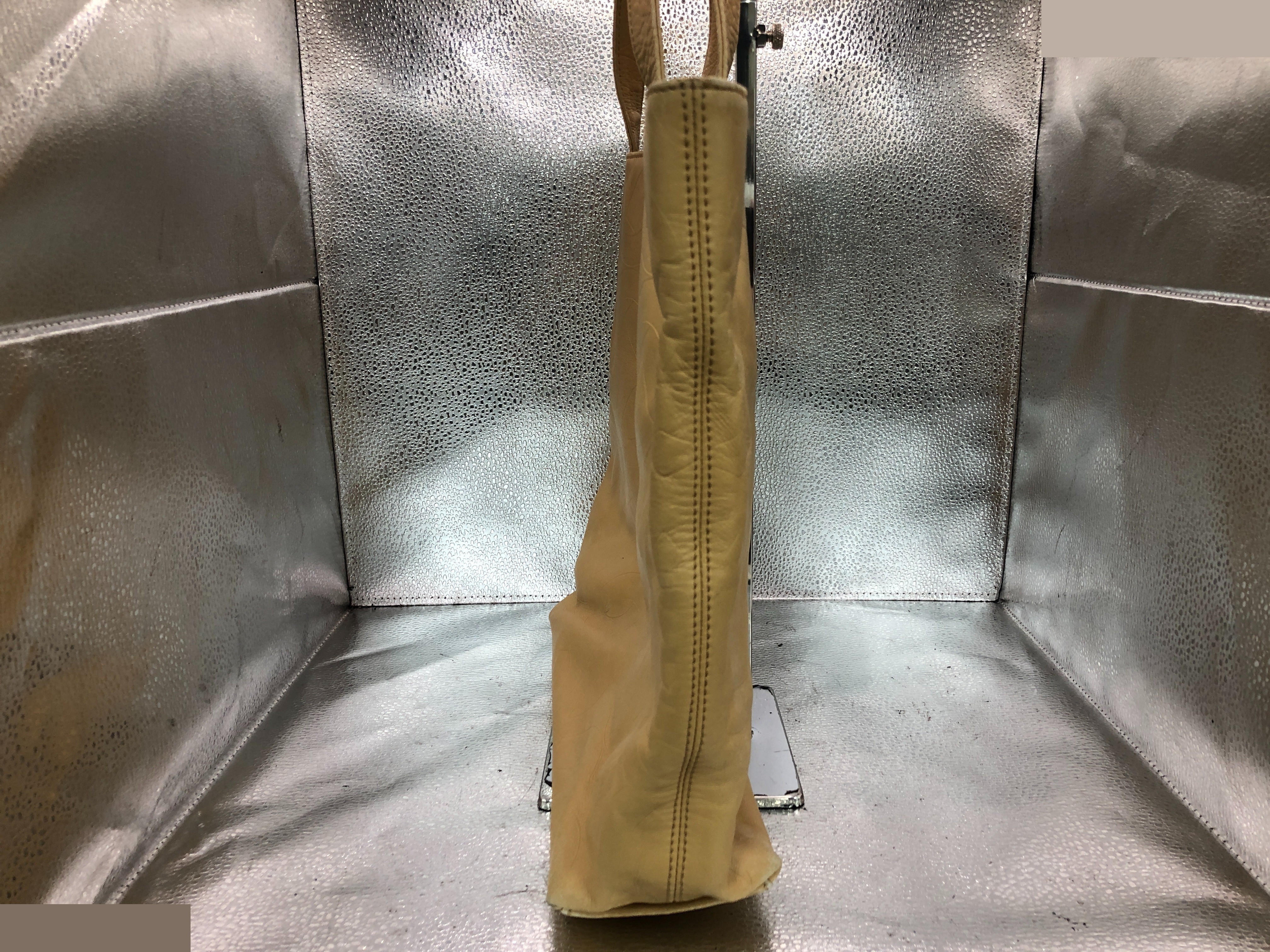 Cocomark tote bag with sticker 5971407 lambskin beige — view 2