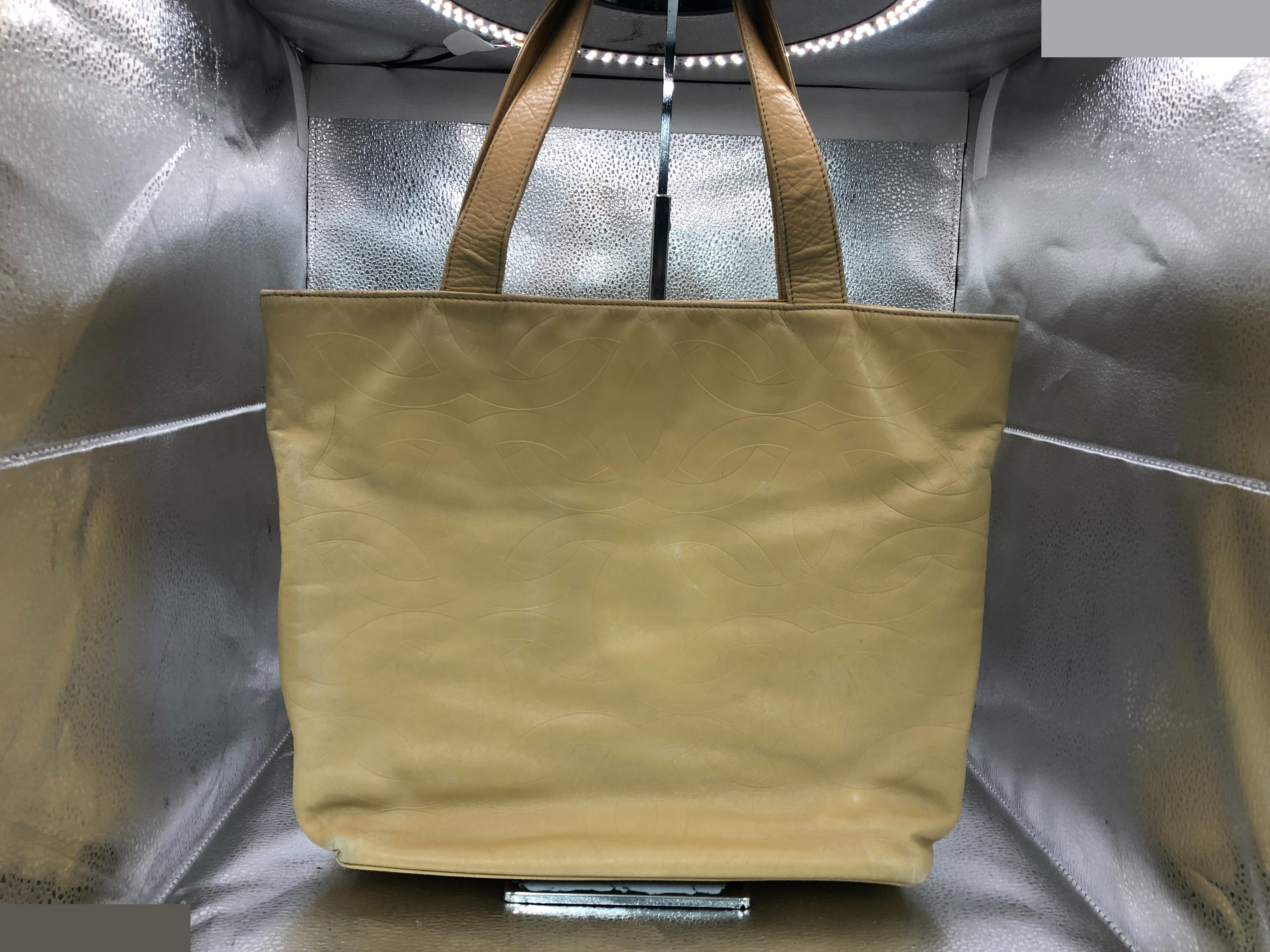 Cocomark tote bag with sticker 5971407 lambskin beige — view 4