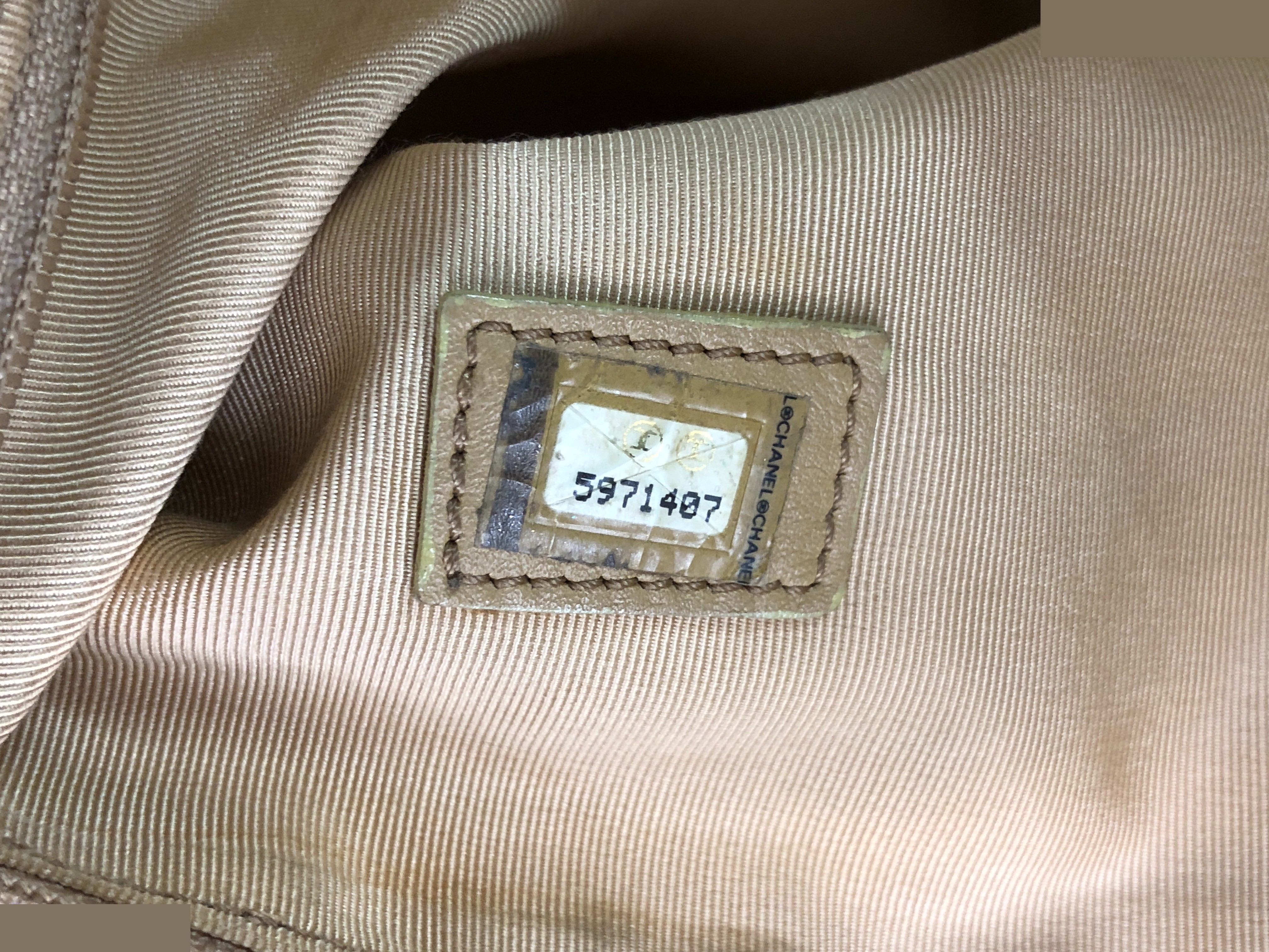 Cocomark tote bag with sticker 5971407 lambskin beige — view 6