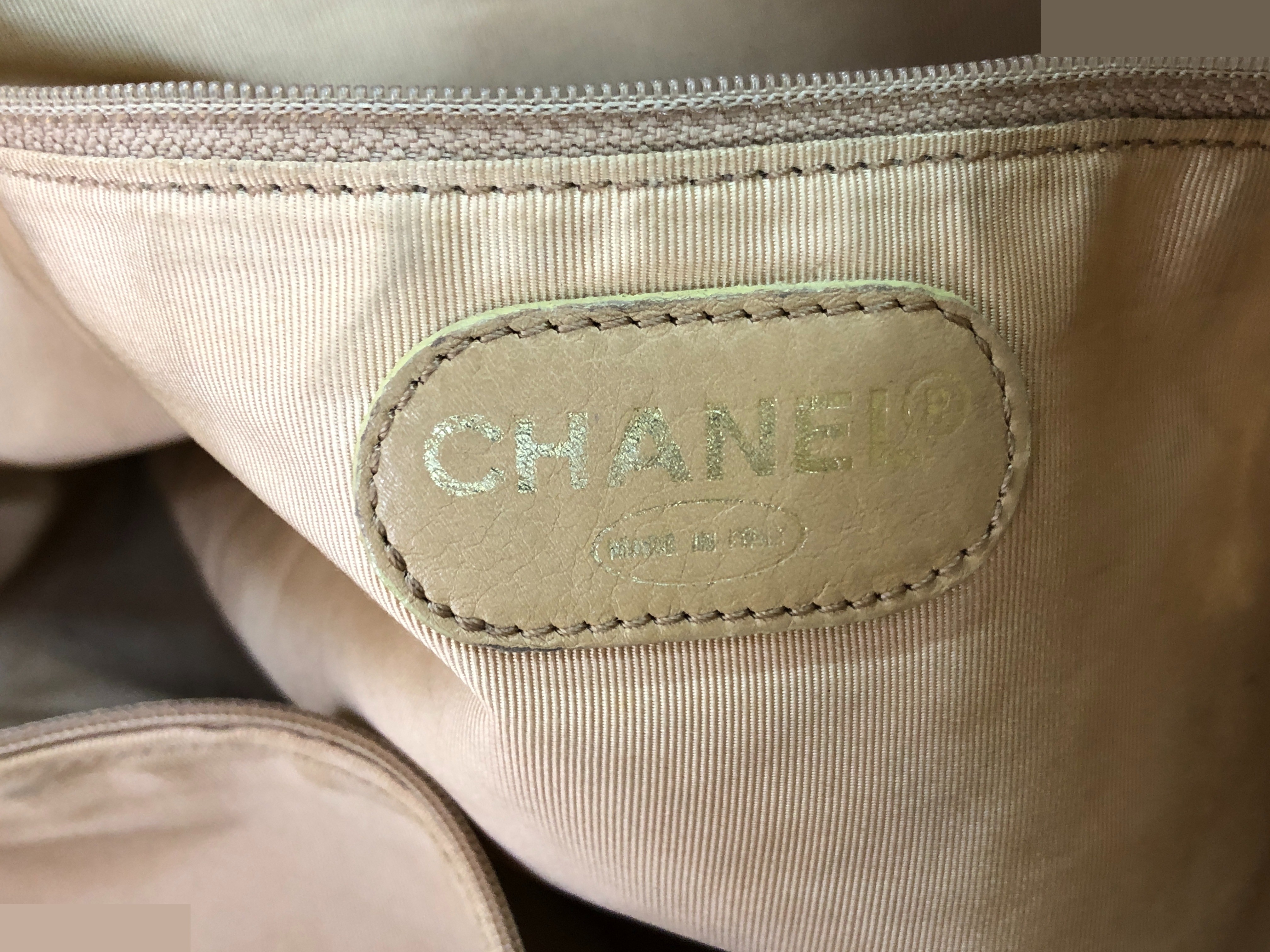 Cocomark tote bag with sticker 5971407 lambskin beige — view 7