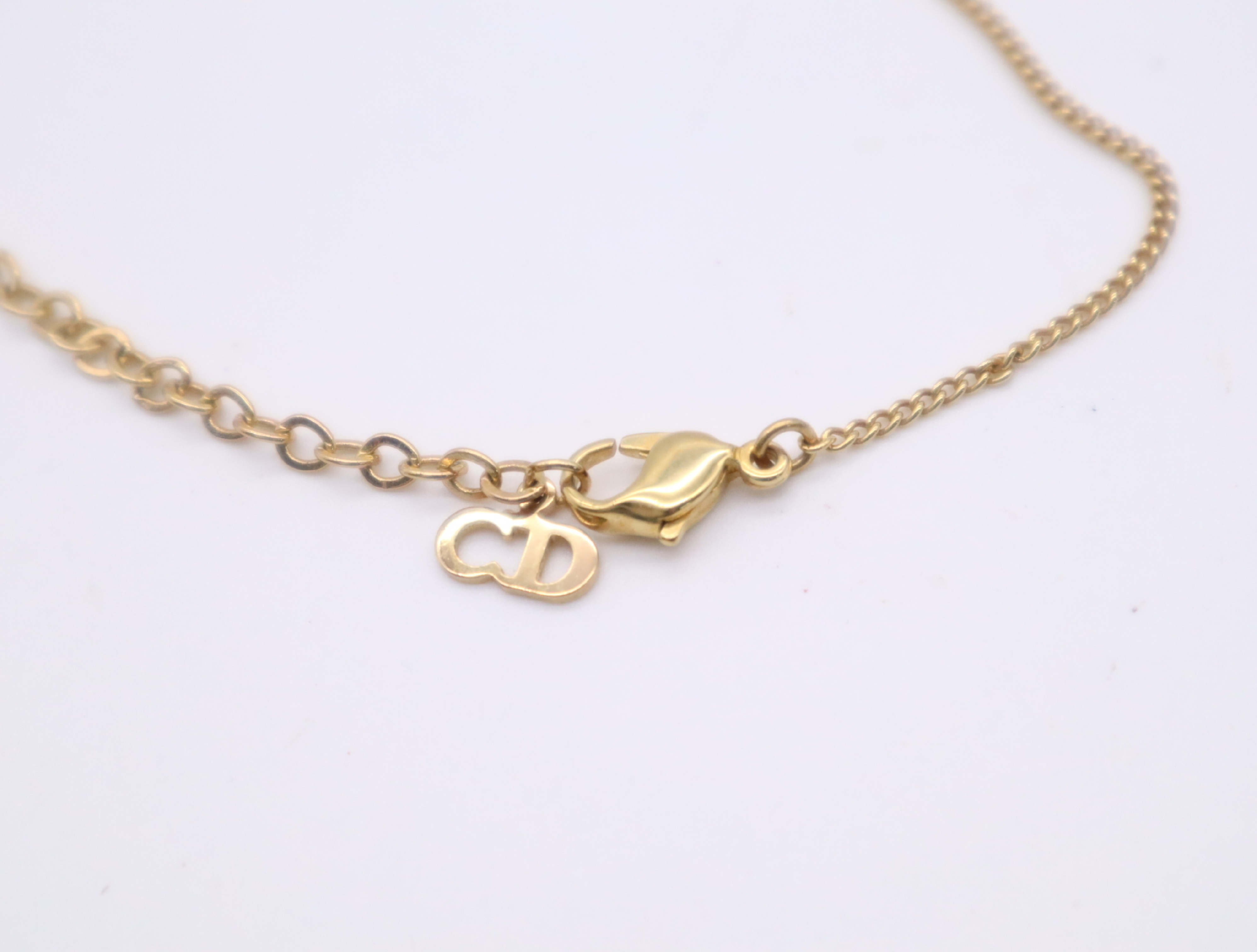 GPCD logo rhinestone heart motif necklace, with box. — view 5