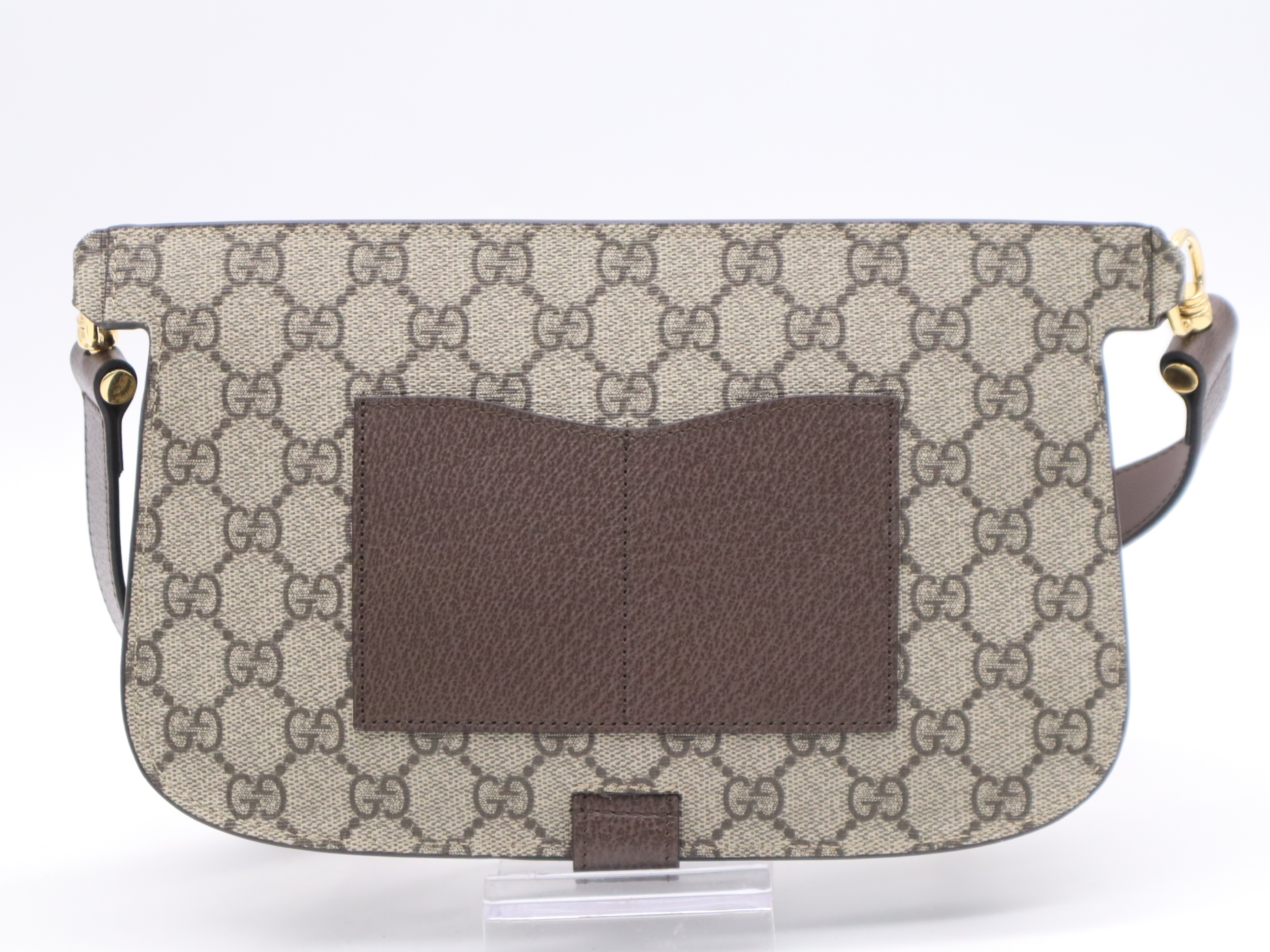 718154 Canvas x Leather GG Supreme Blondie Belt Brown GD Hardware Shoulder Bag — view 2