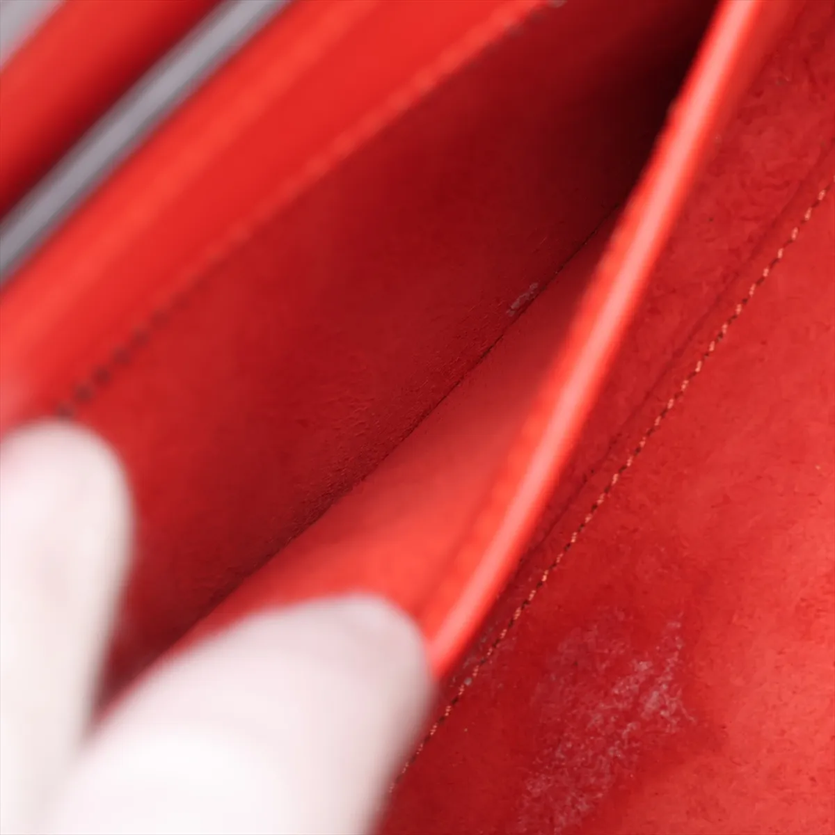 Luggage Nano Shopper Leather 2-Way Handbag, Red — view 9