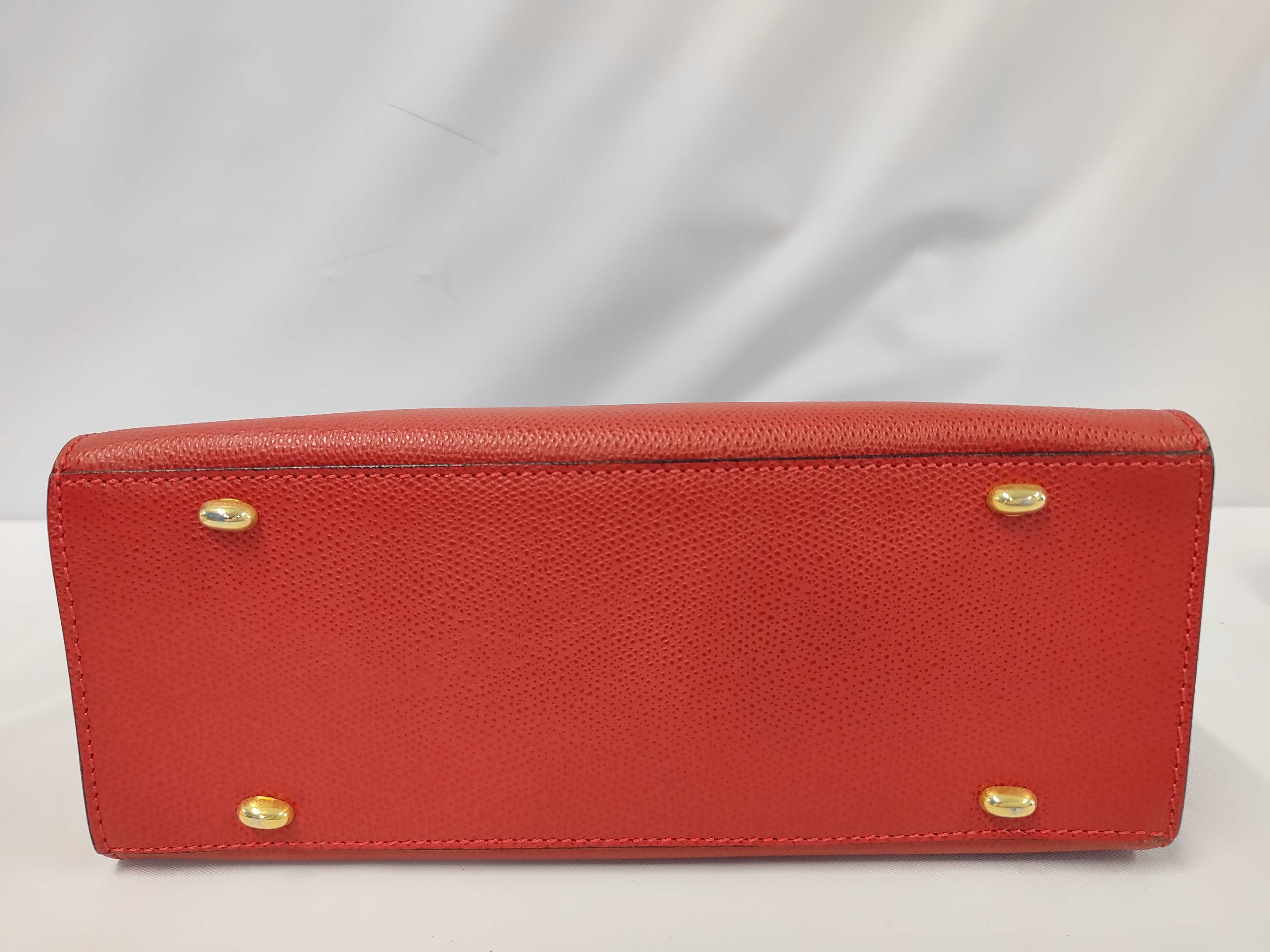 Grain Calf Full Leather Logo Turnlock Handbag 2-Way - Handbag — view 4