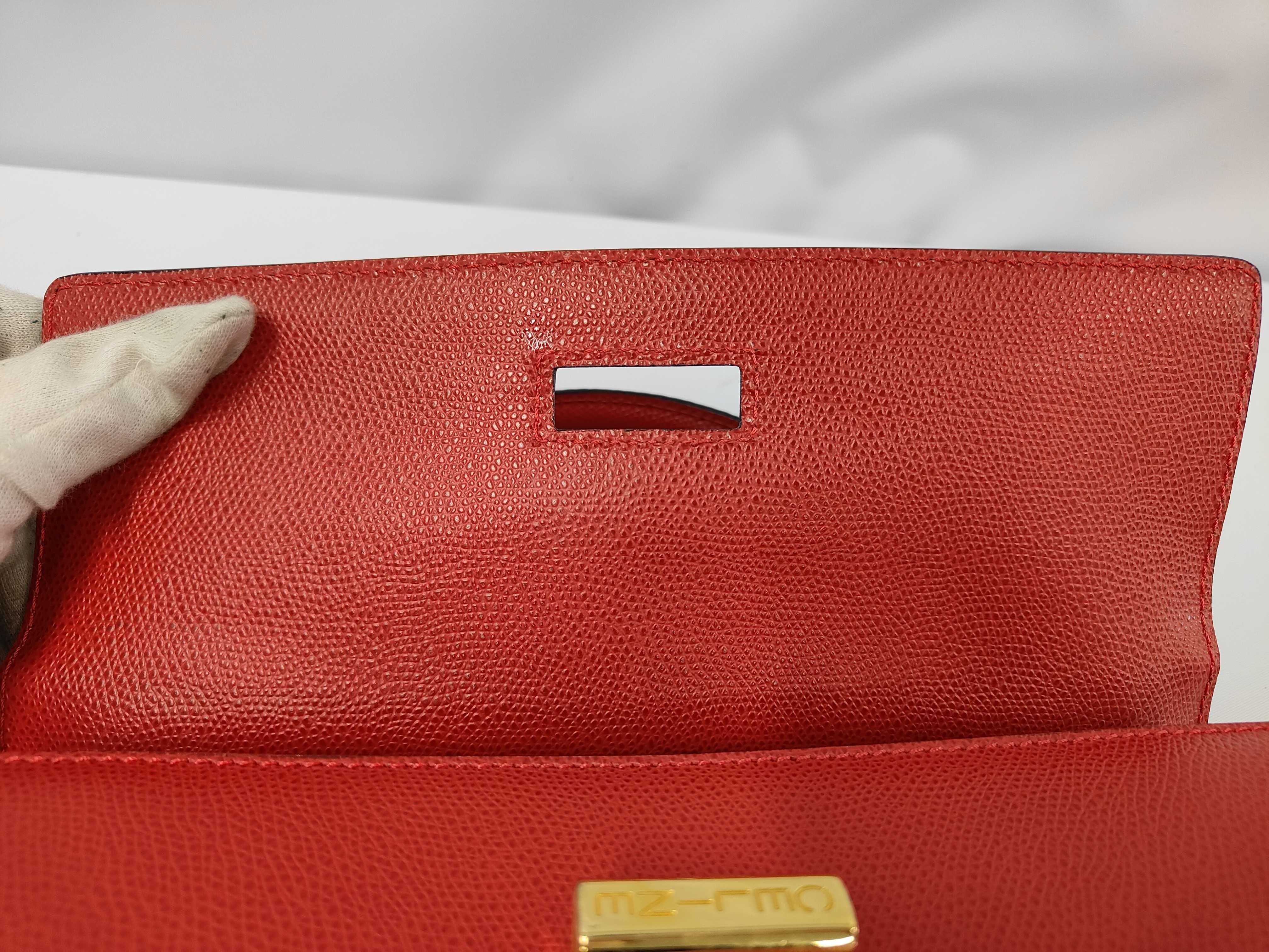 Grain Calf Full Leather Logo Turnlock Handbag 2-Way - Handbag — view 8