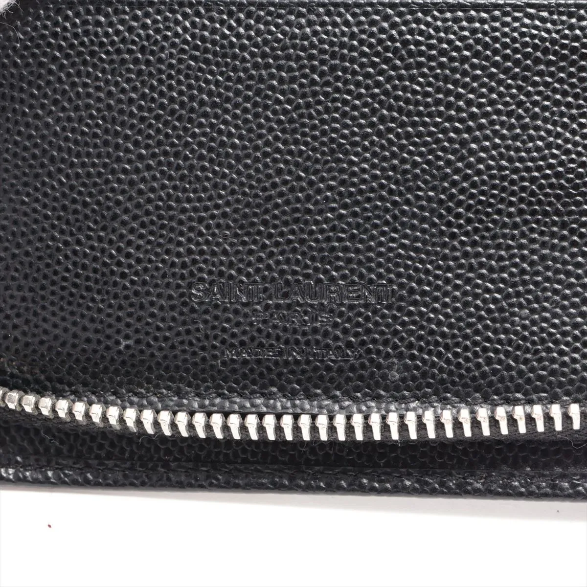 INN328558 Leather Round Zip Wallet Black — view 8