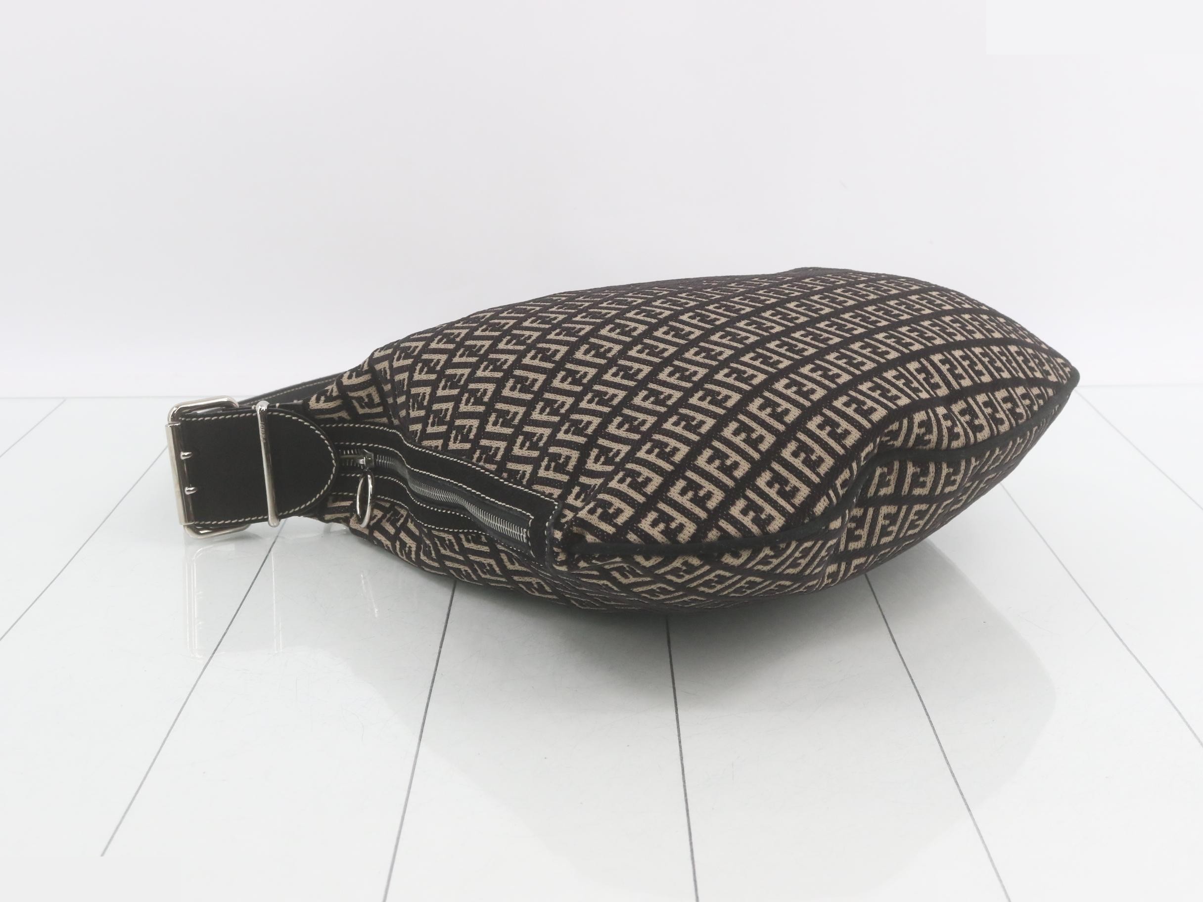 Zucchino (Bag) - Shoulder Bag - Jacquard Suede Shoulder Bag — view 5
