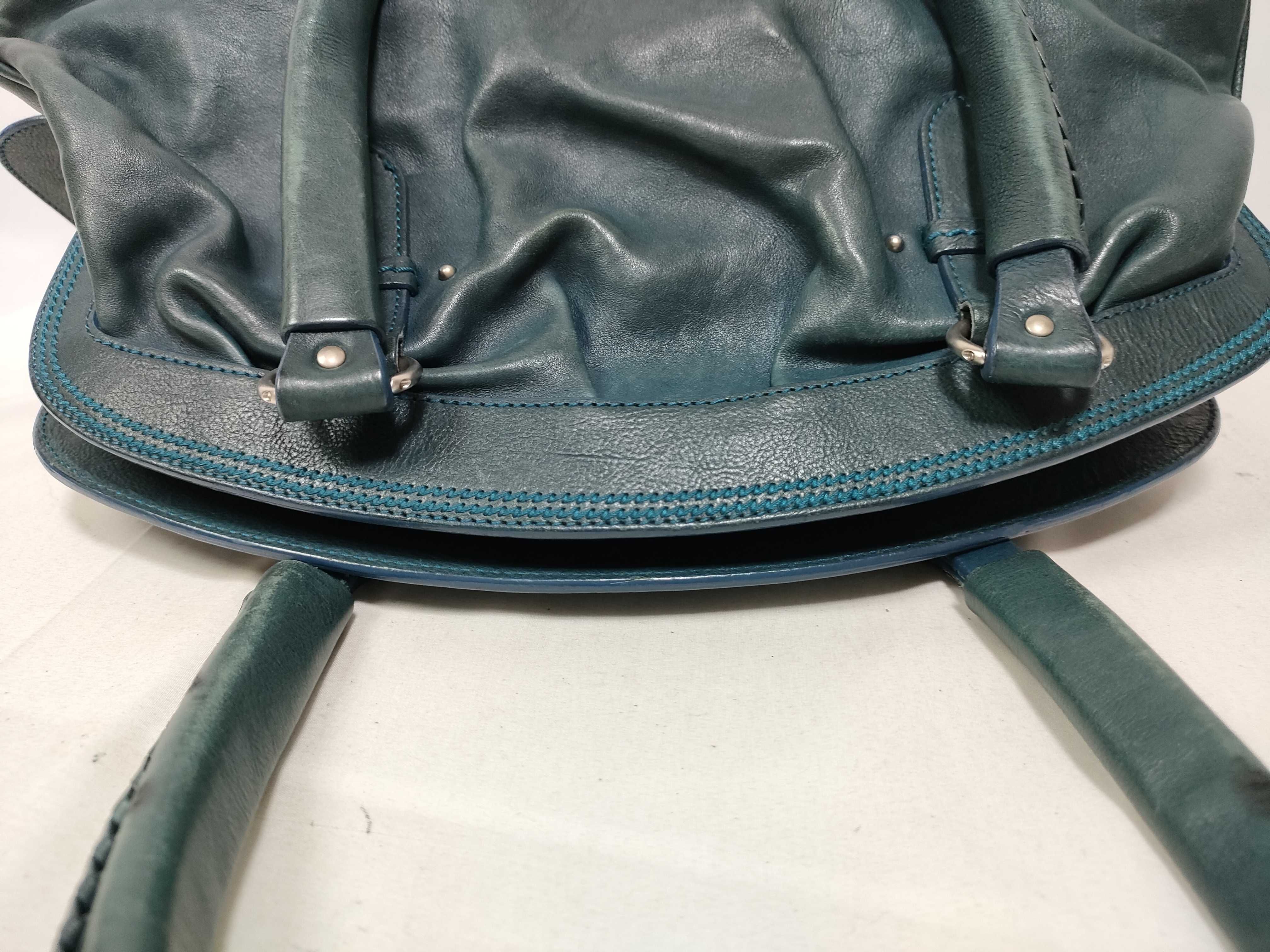 Christian Dior Leather Boston Bag Handbag Tote Bag Handbag — view 12