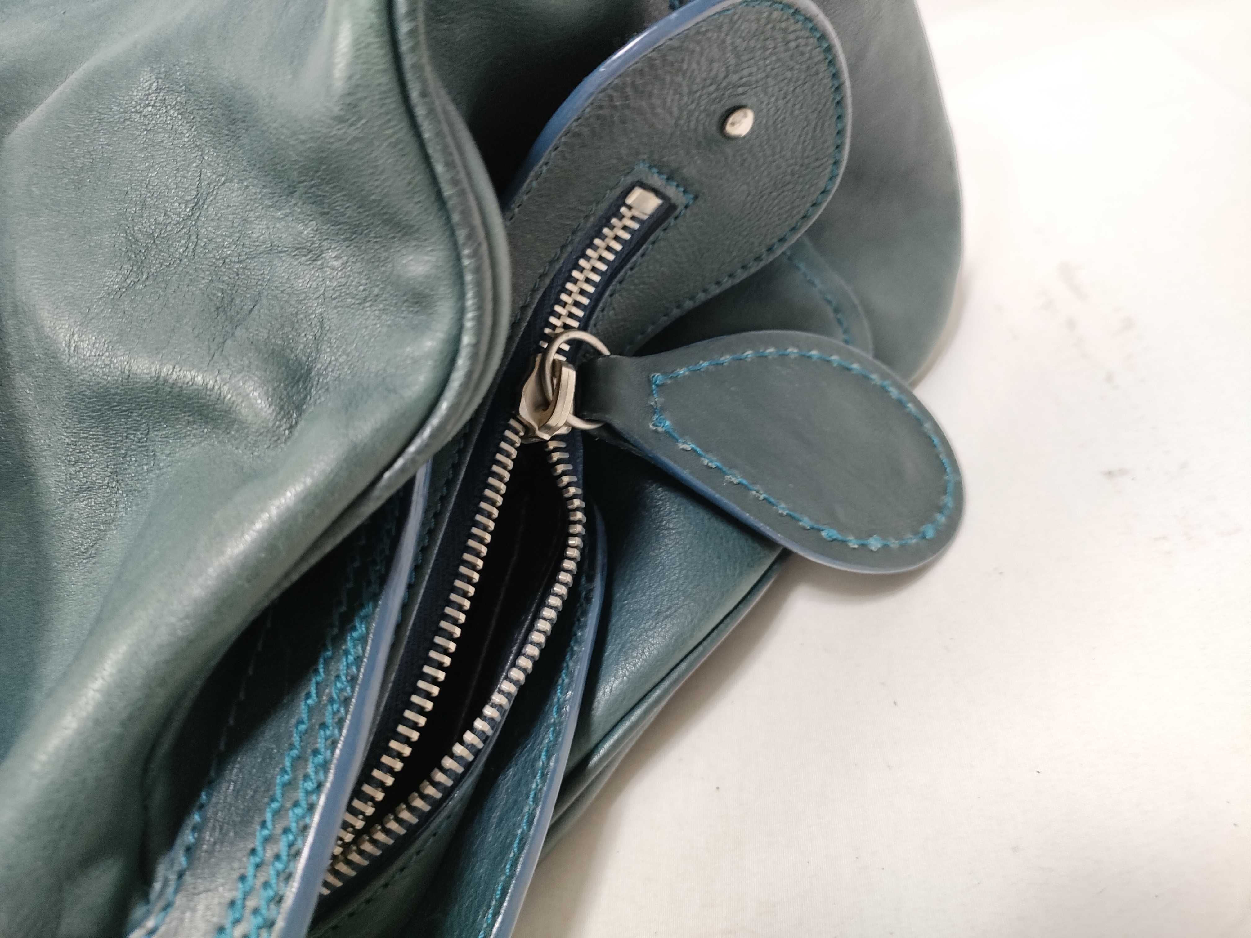 Christian Dior Leather Boston Bag Handbag Tote Bag Handbag — view 13