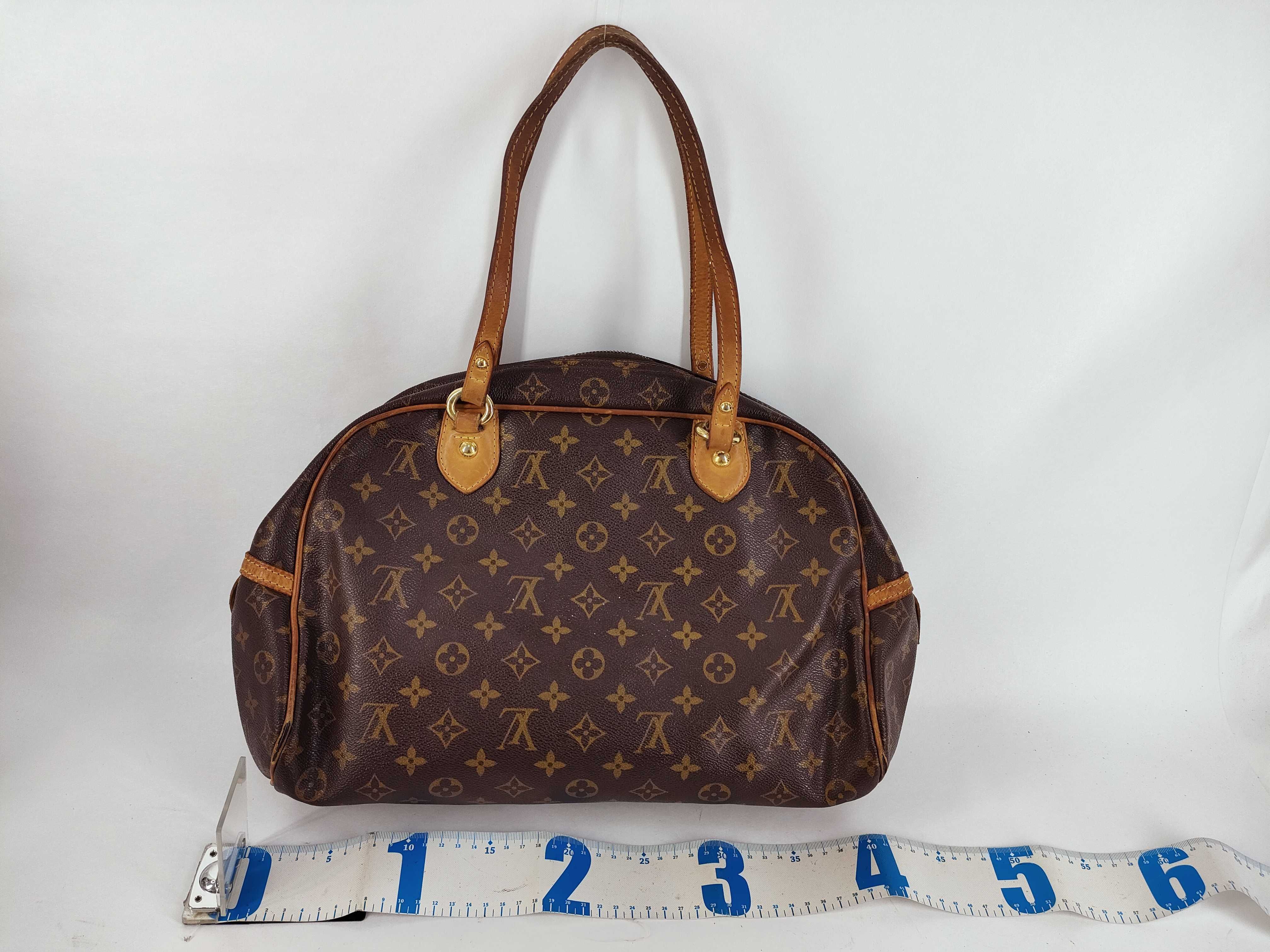Monogram PH- Canvas Montorgueil PM M95565 Brown Handbag Boston Bag — view 2