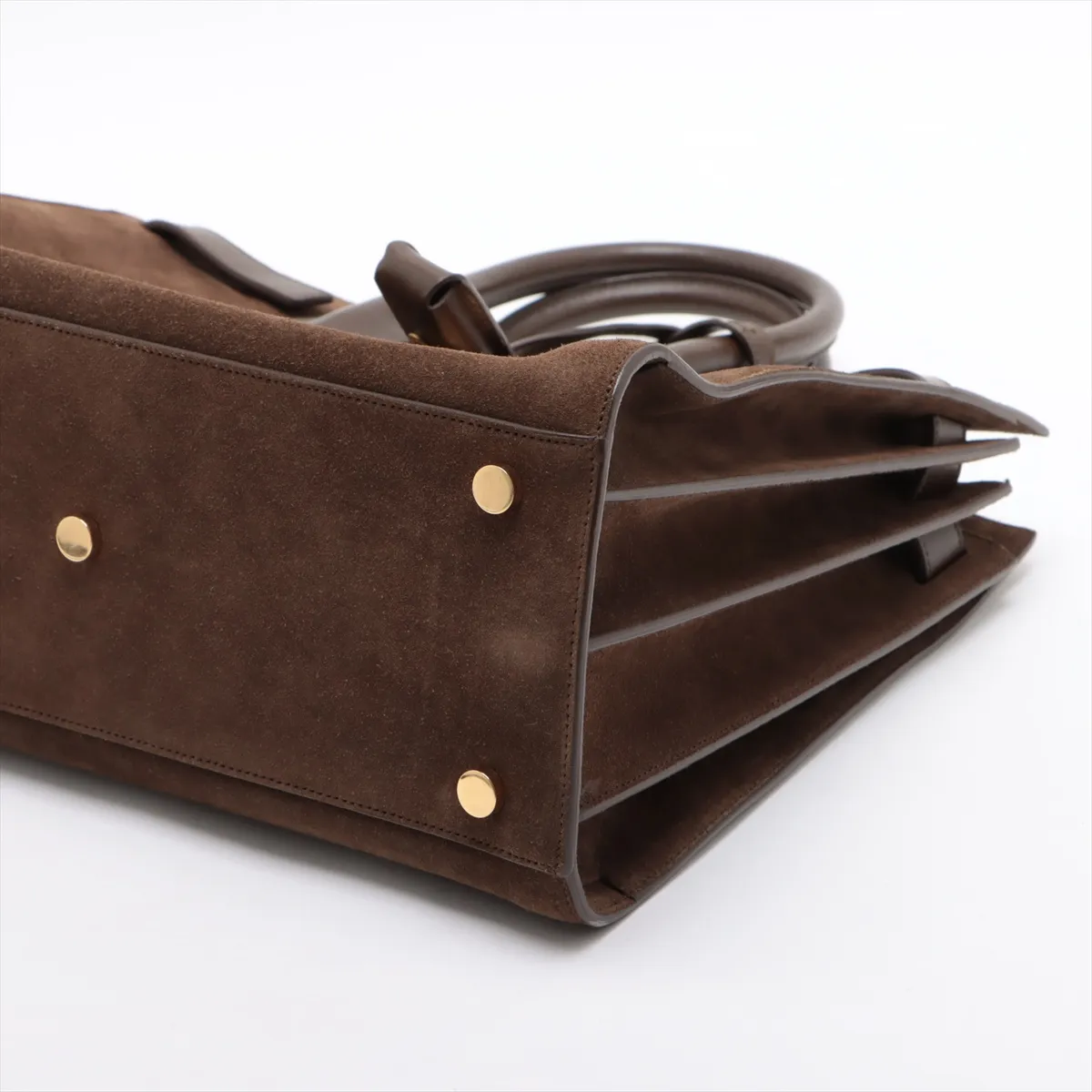 Sac de Jour Souple Suede x Leather 2-Way Handbag Brown 355153 — view 3