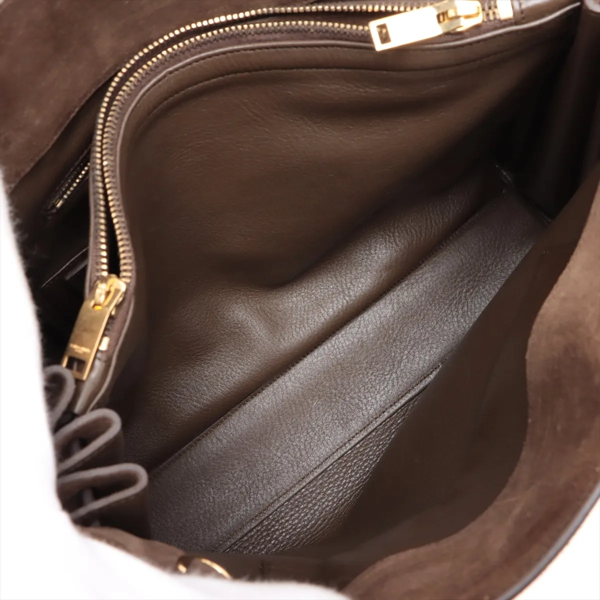 Sac de Jour Souple Suede x Leather 2-Way Handbag Brown 355153 — view 8