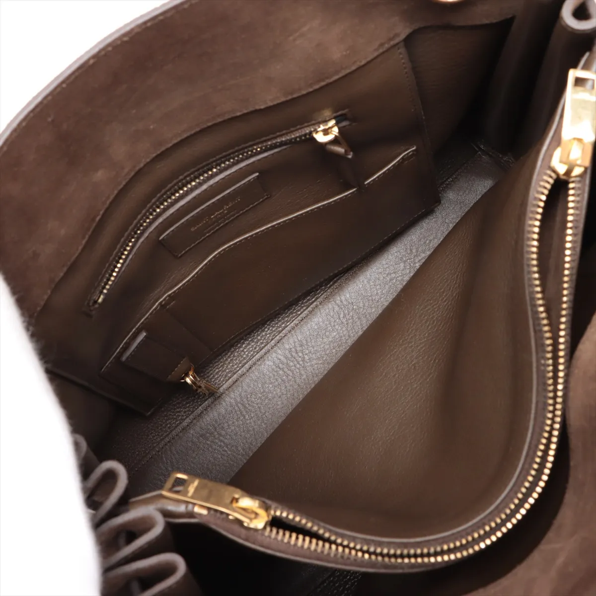 Sac de Jour Souple Suede x Leather 2-Way Handbag Brown 355153 — view 10