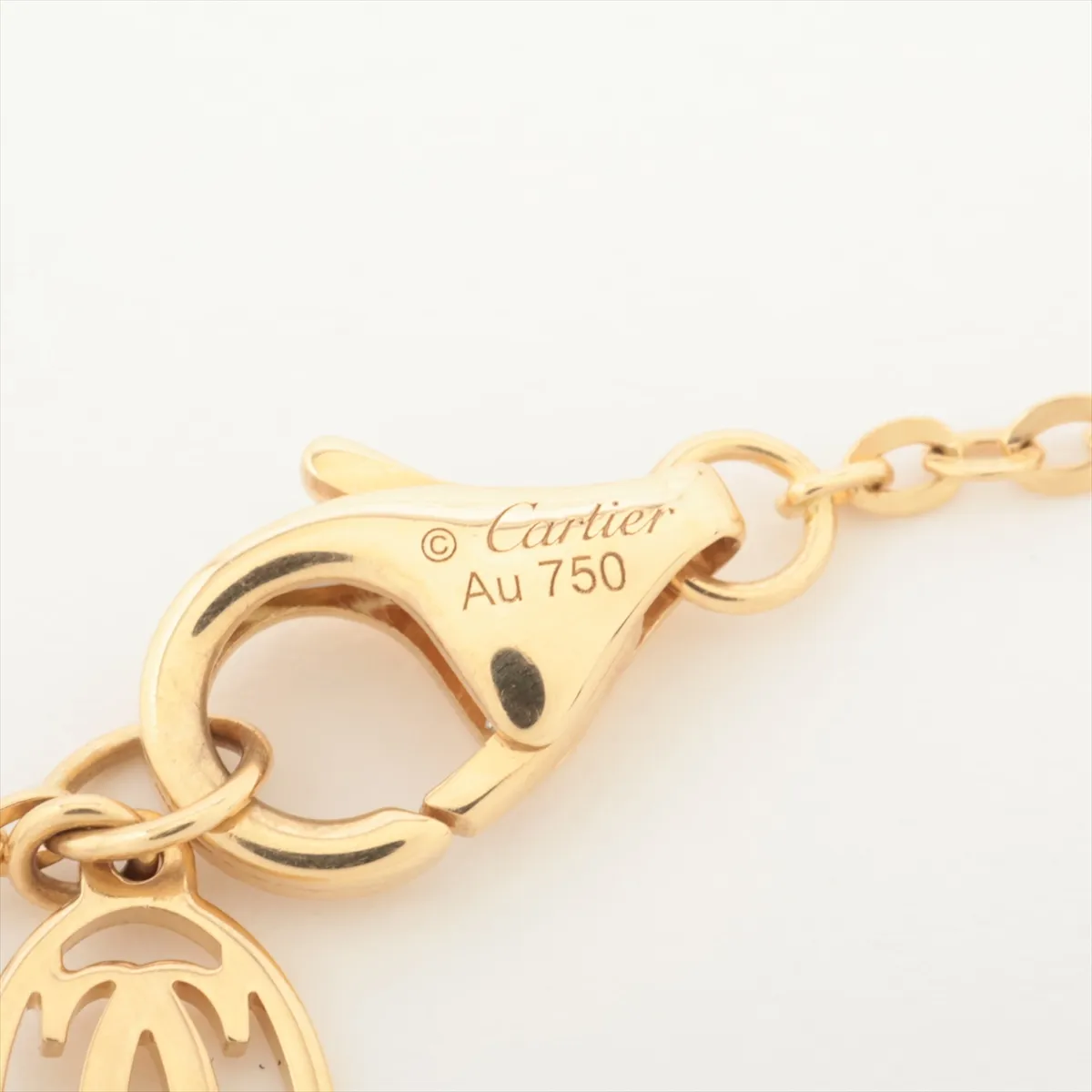 Trinity Necklace 750(YG×PG×WG) 5.1g XDY802 — view 4