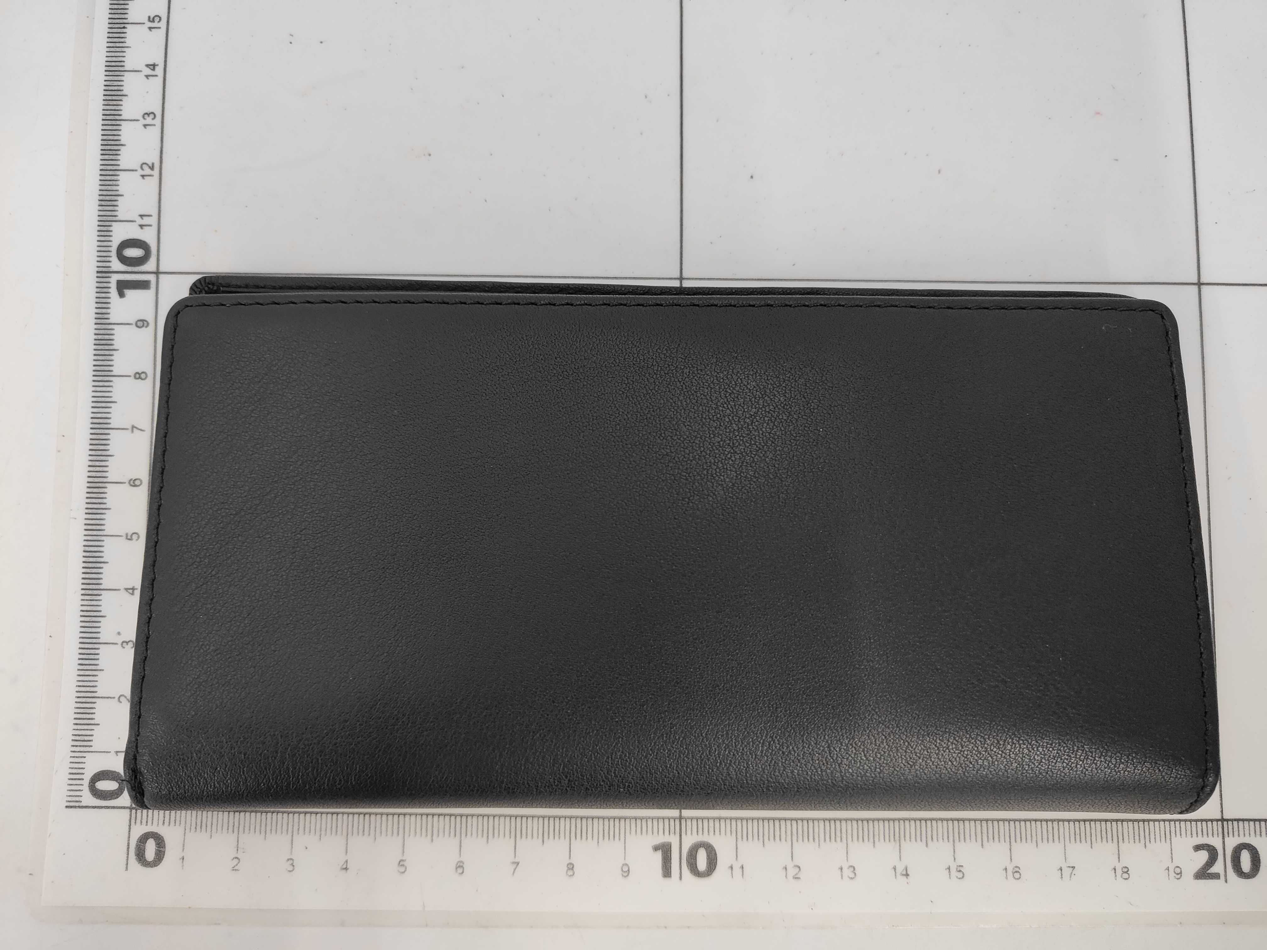 wallet, leather, black, 030-1502. — view 2