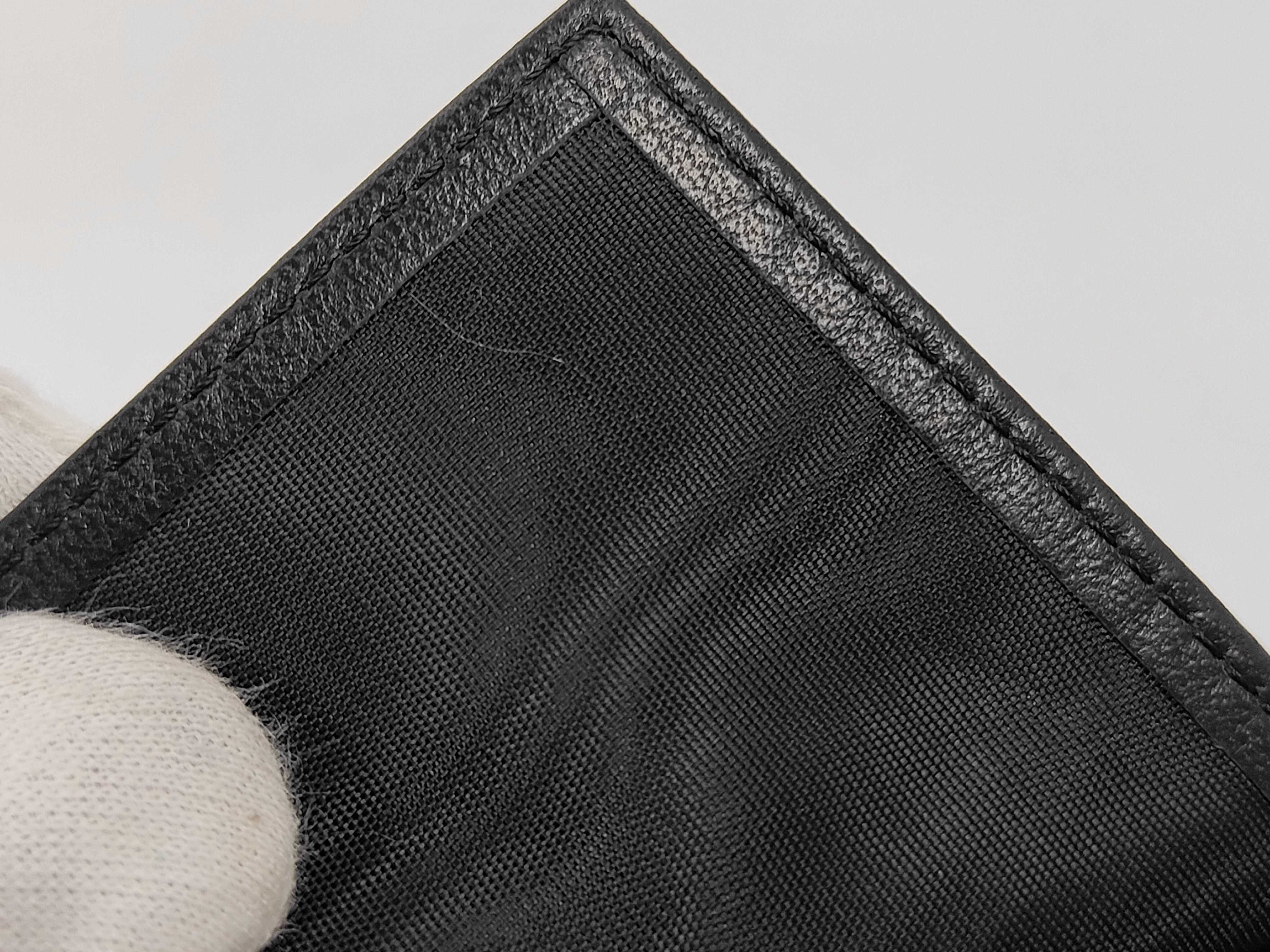 wallet, leather, black, 030-1502. — view 7