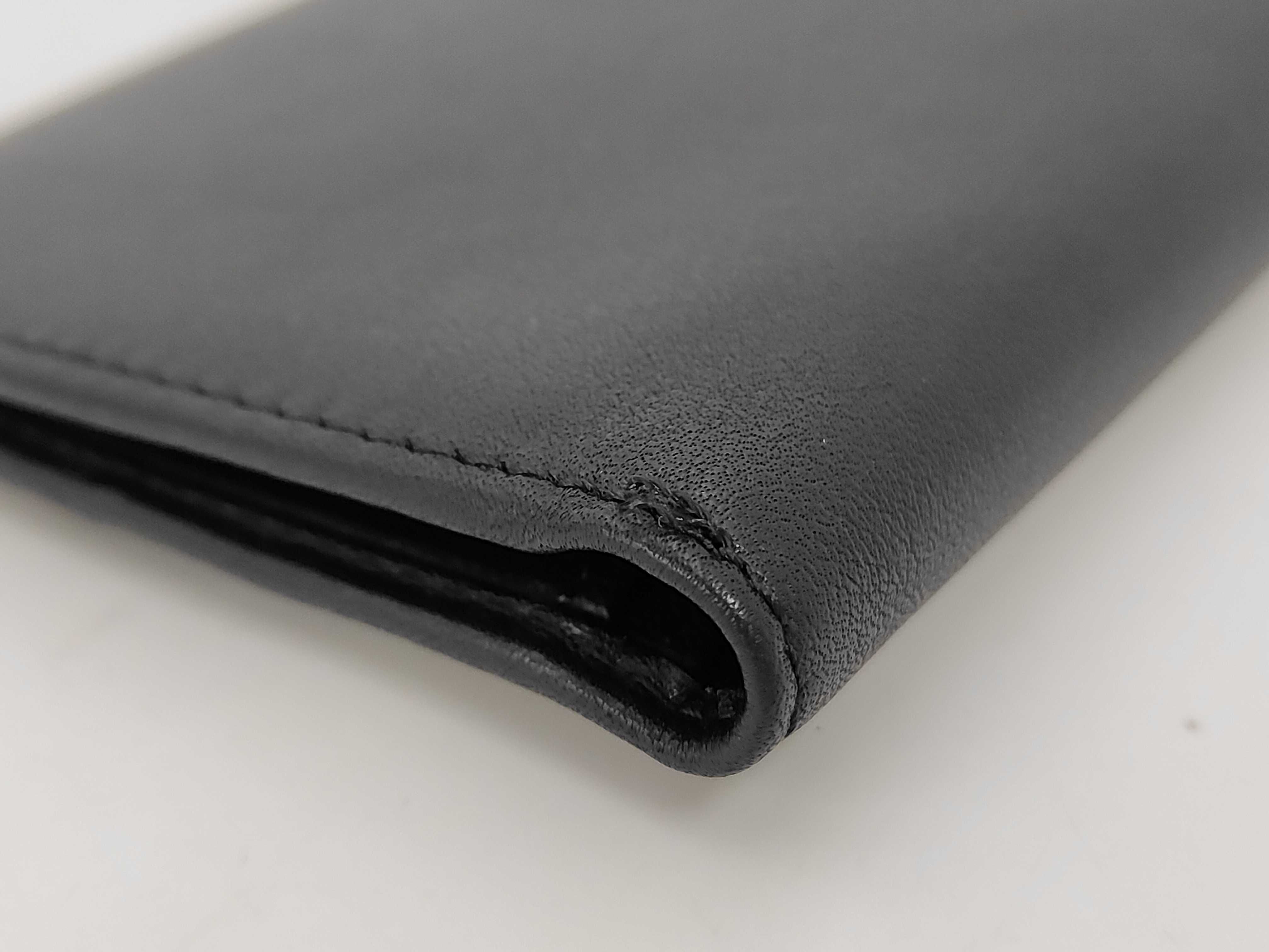 wallet, leather, black, 030-1502. — view 8