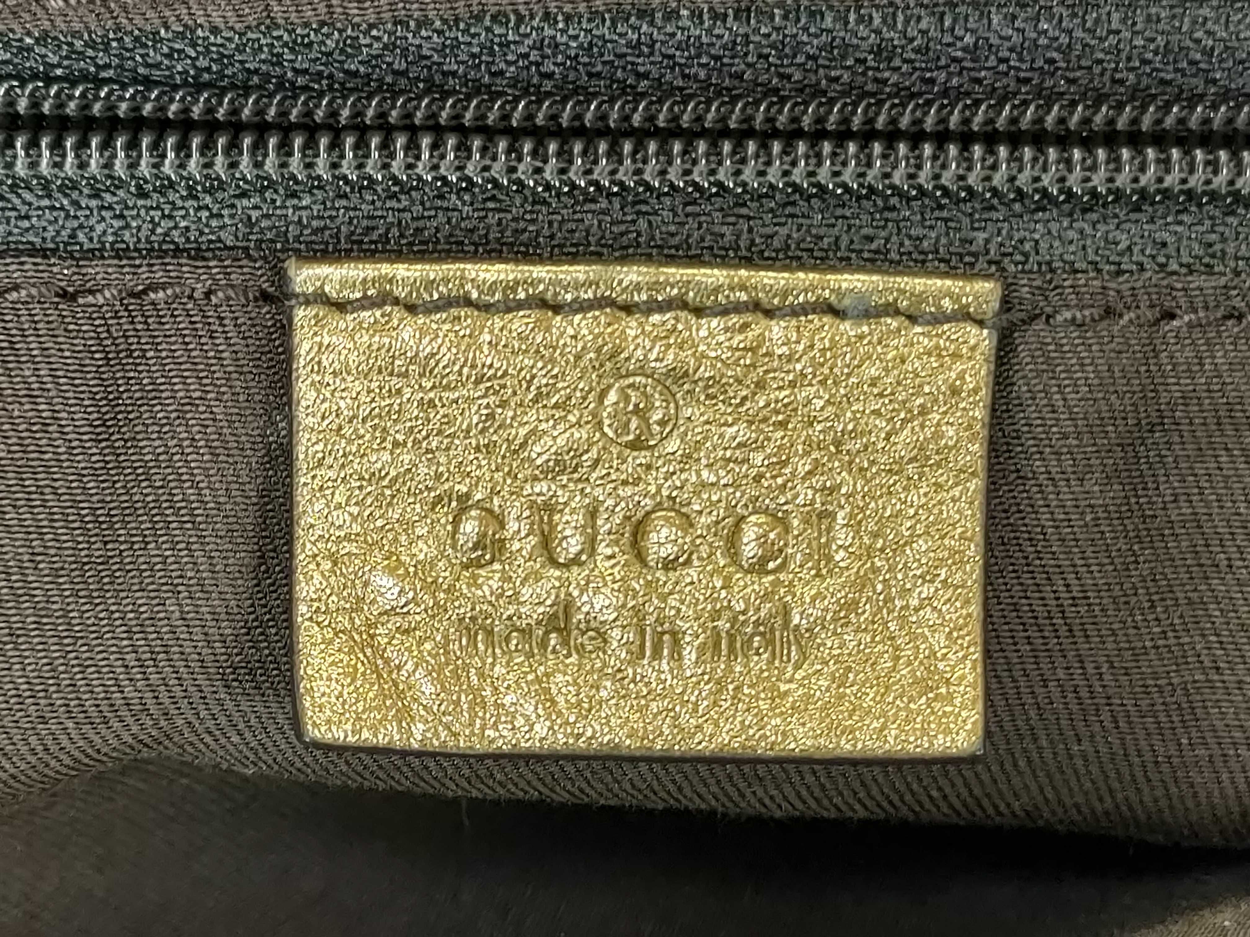 180736 Tote Bag Brown x Gold with Dust Bag — view 11