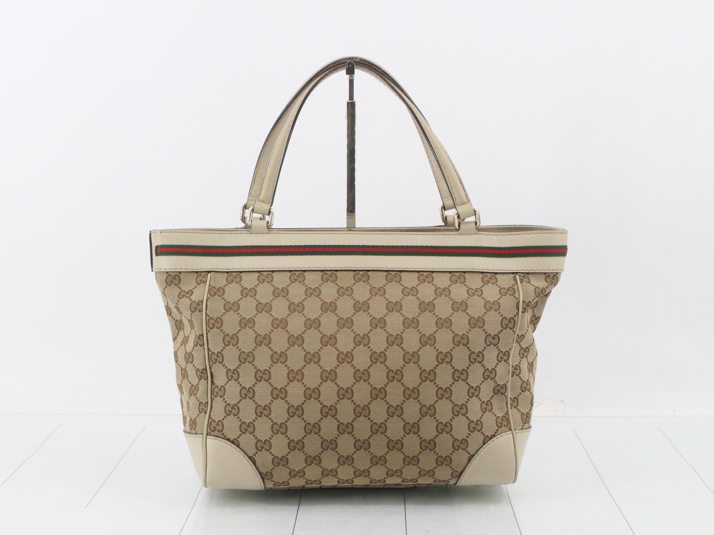 GG Canvas Sherry Line Tote Bag — view 2