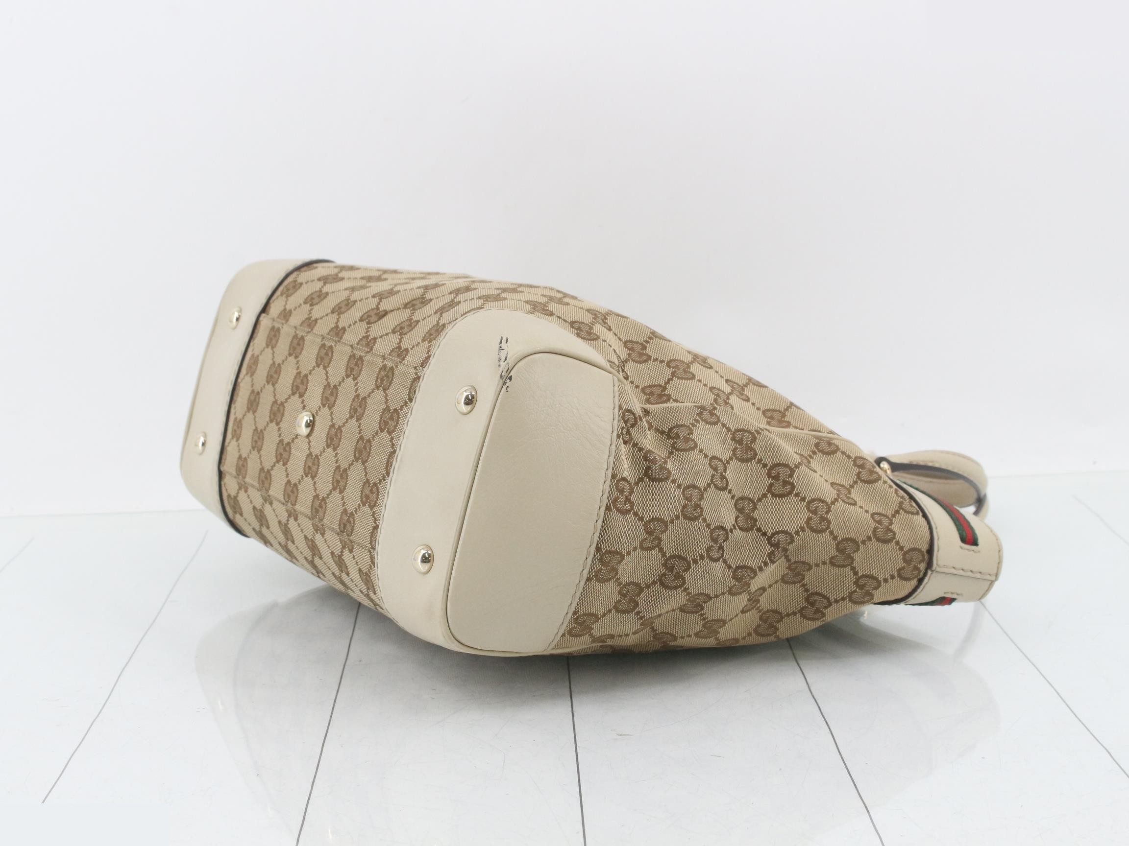 GG Canvas Sherry Line Tote Bag — view 6