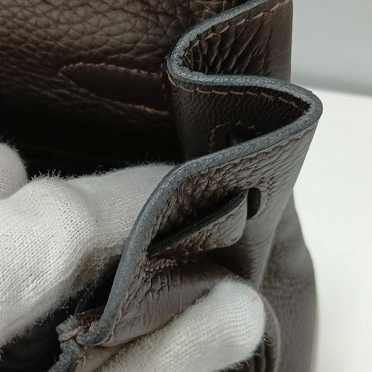 [Individually packaged] Hermes Kelly 28 Retournée Taurillon Clemence Havana Silver Hardware K: 2025 — view 13