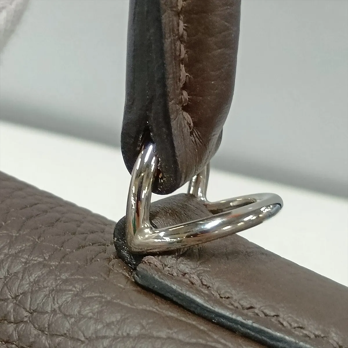 [Individually packaged] Hermes Kelly 28 Retournée Taurillon Clemence Havana Silver Hardware K: 2025 — view 15