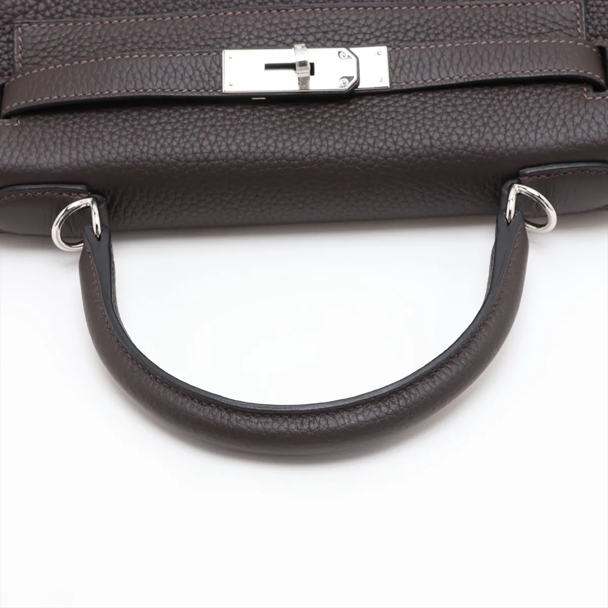 [Individually packaged] Hermes Kelly 28 Retournée Taurillon Clemence Havana Silver Hardware K: 2025 — view 5