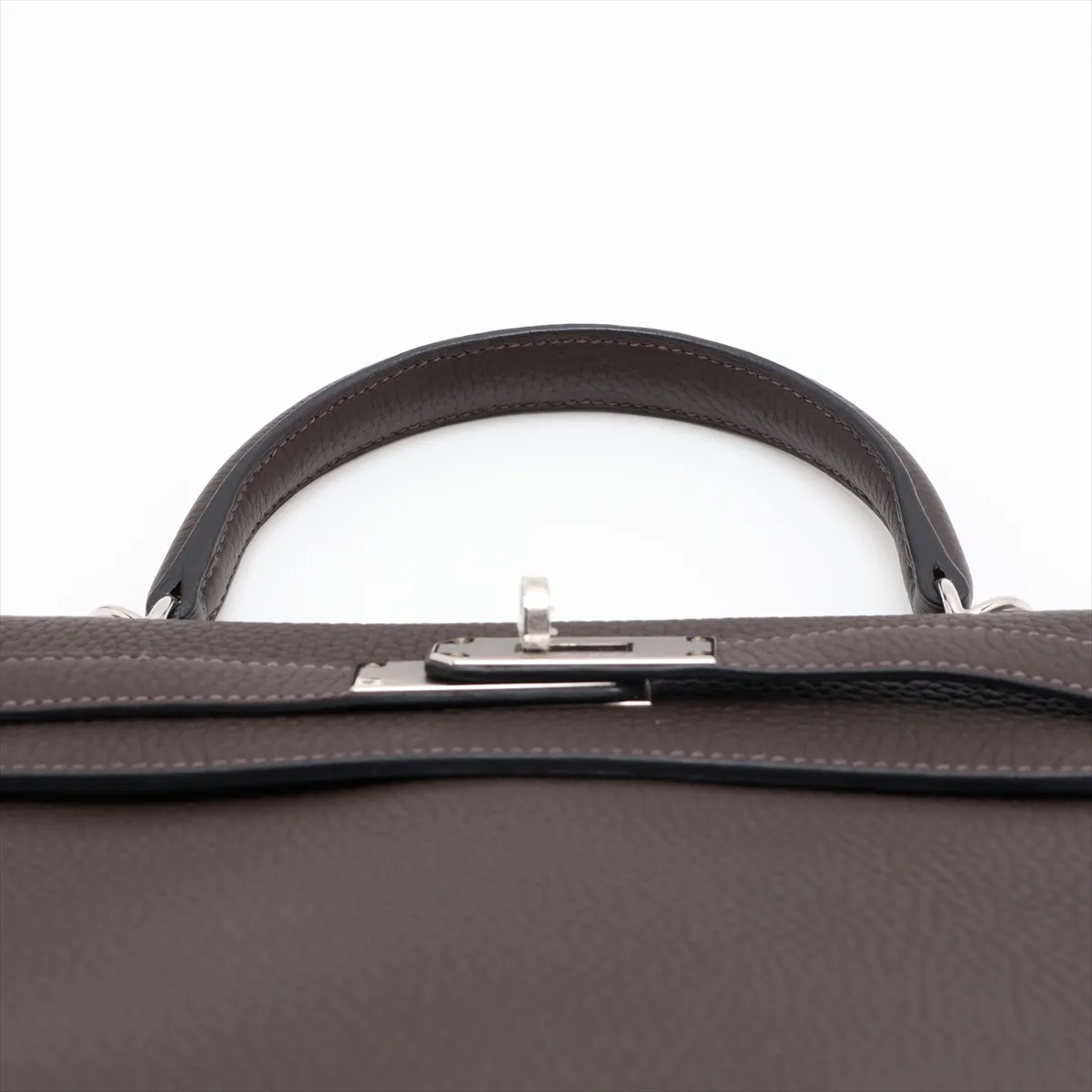 [Individually packaged] Hermes Kelly 28 Retournée Taurillon Clemence Havana Silver Hardware K: 2025 — view 6