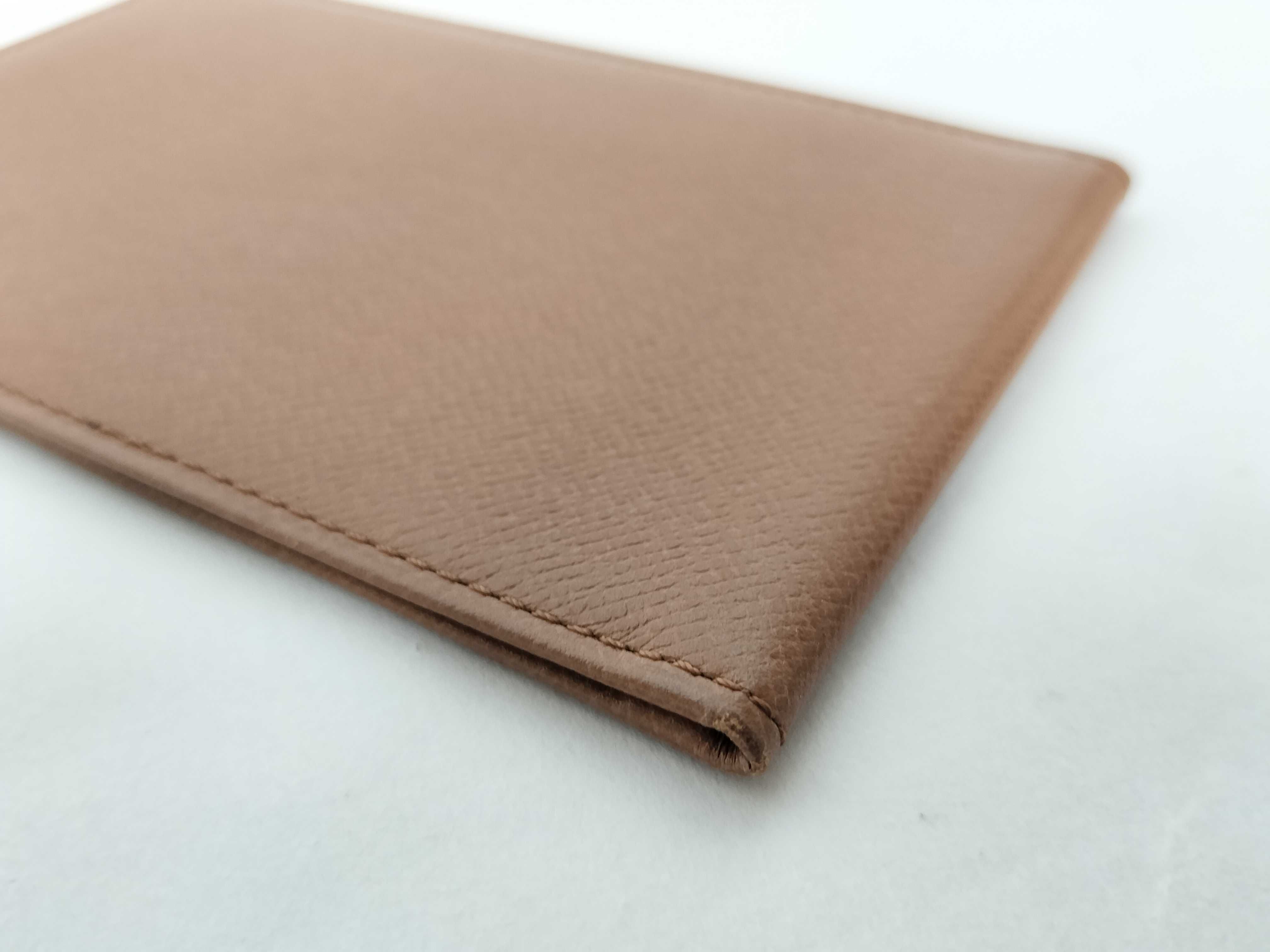 Taiga Brown Taiga Leather Pass Case — view 3