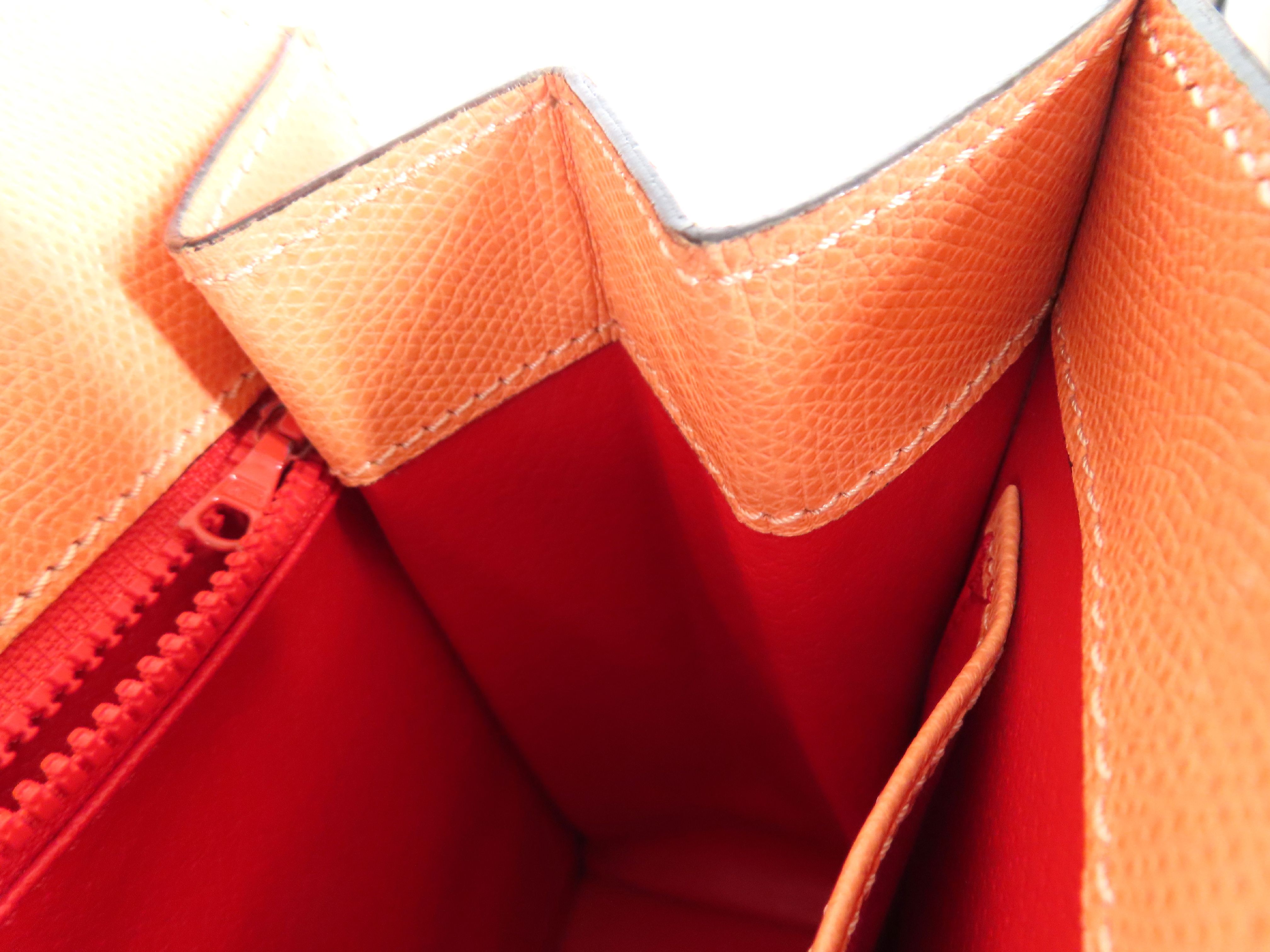 KR- Top Handle Bag Orange Handbag — view 10