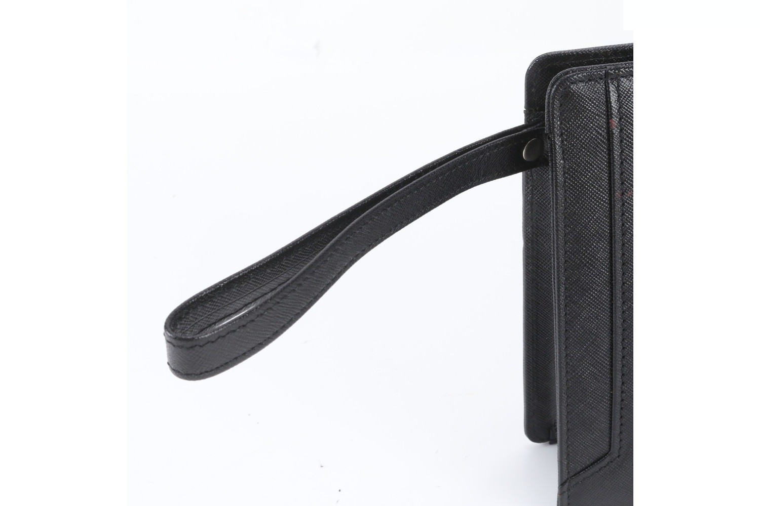 Leather second bag, clutch, pouch, for commuting. — view 2