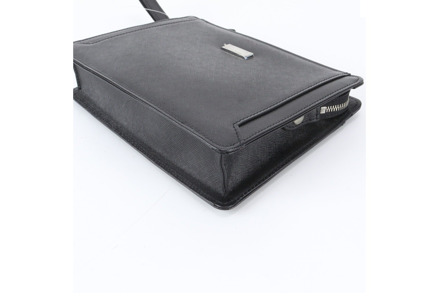 Leather second bag, clutch, pouch, for commuting. — view 5