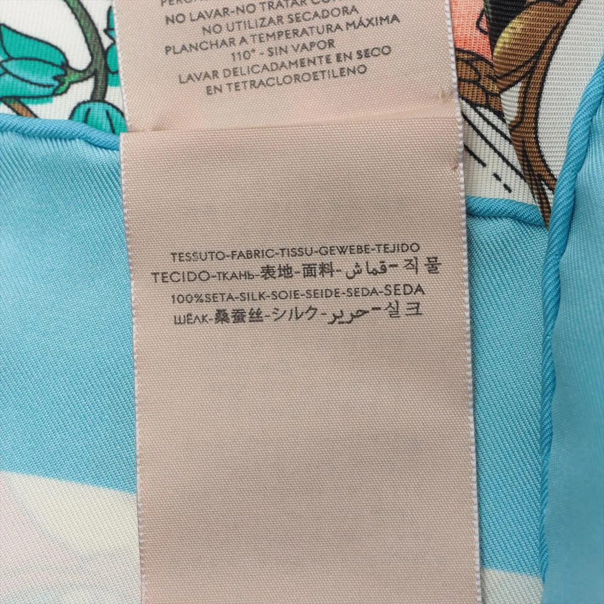 x Doraemon Silk Scarf, Blue. Strong — view 7