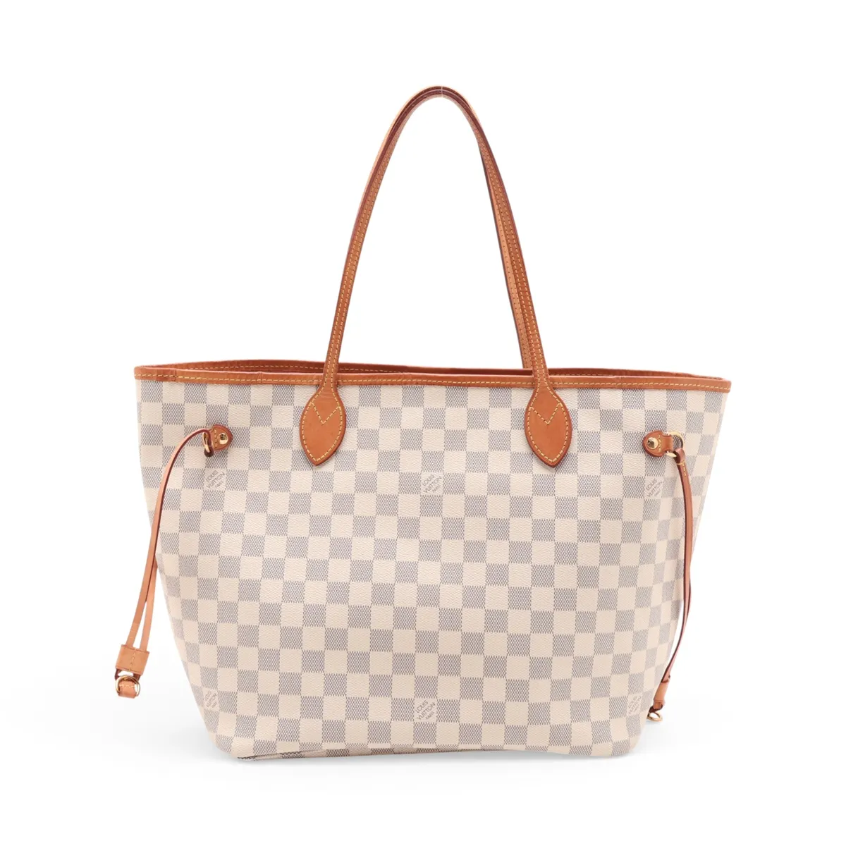 Damier Azur Neverfull MM N41605 White (RFID detected) — view 2