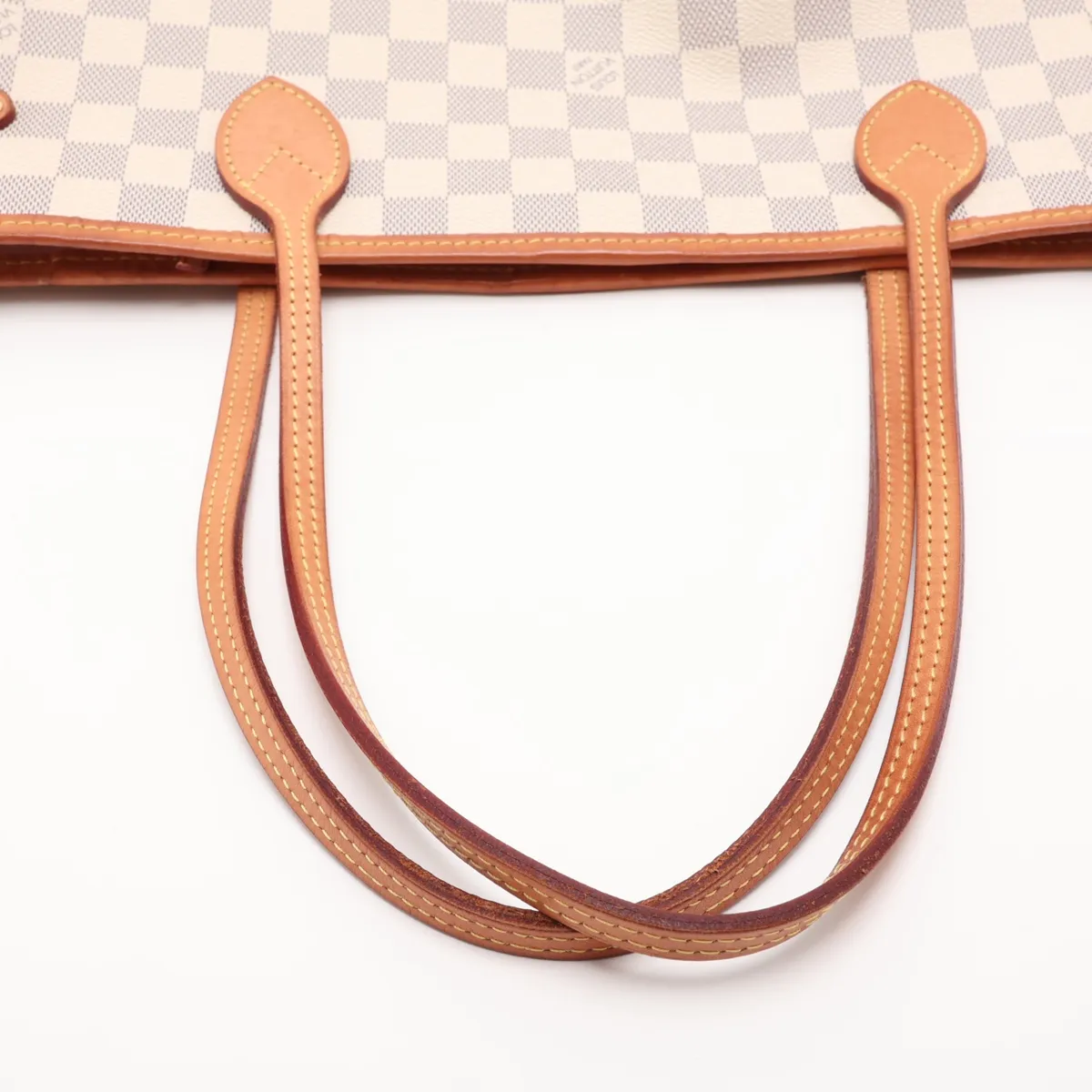 Damier Azur Neverfull MM N41605 White (RFID detected) — view 5