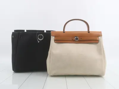 Herbag PM Natural SV Toile H Leather C Stamp