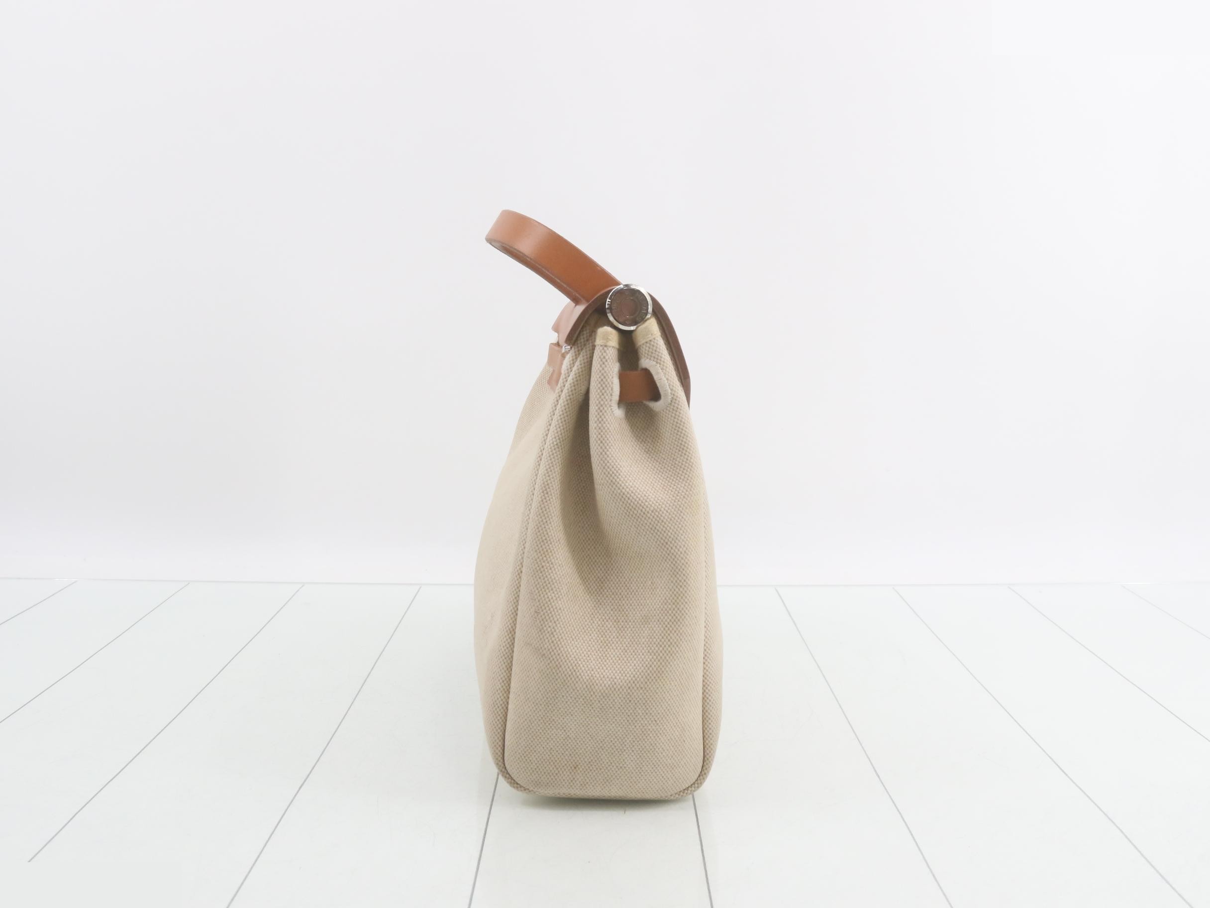 Herbag PM Natural SV Toile H Leather C Stamp — view 3