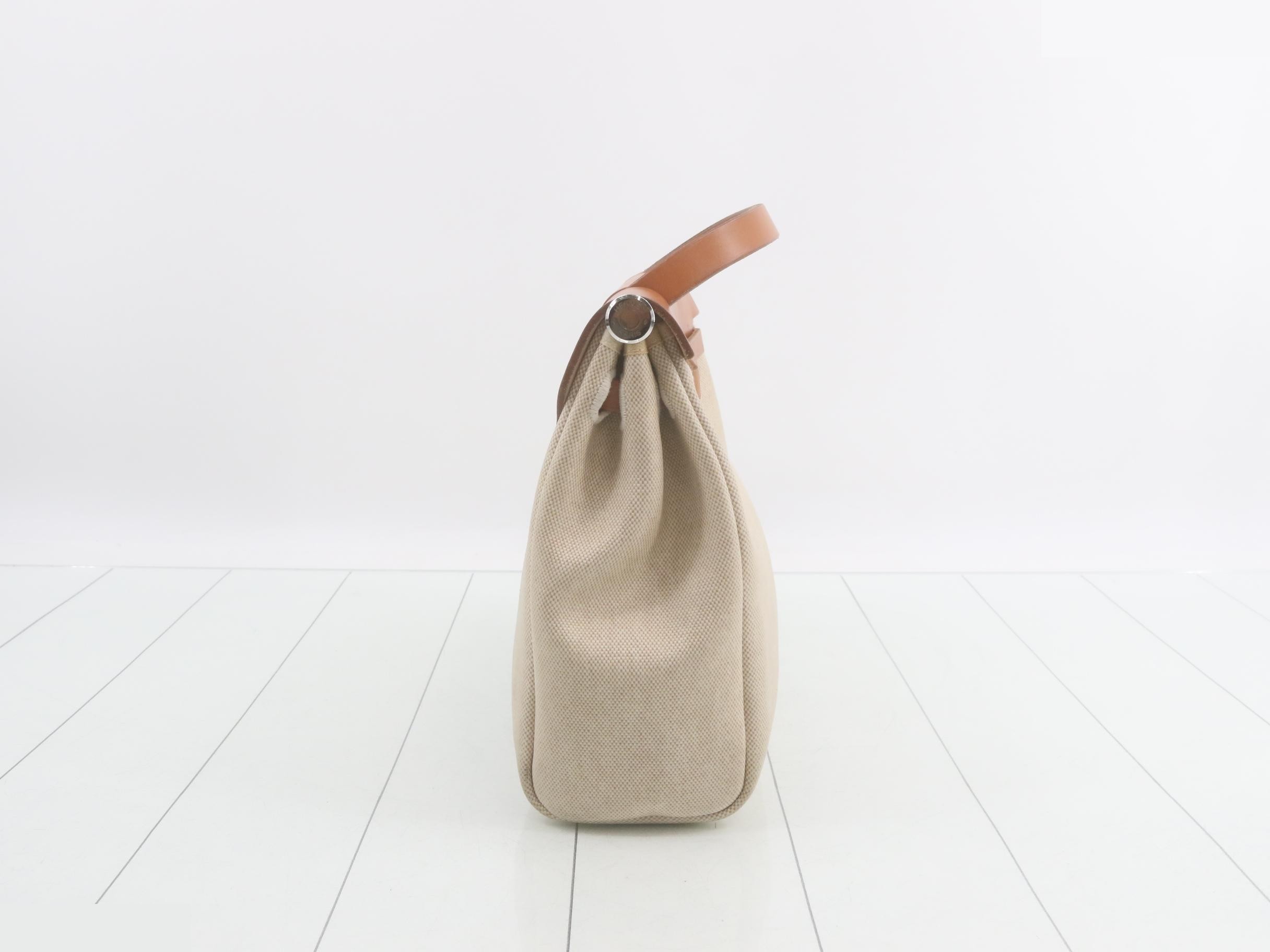 Herbag PM Natural SV Toile H Leather C Stamp — view 4