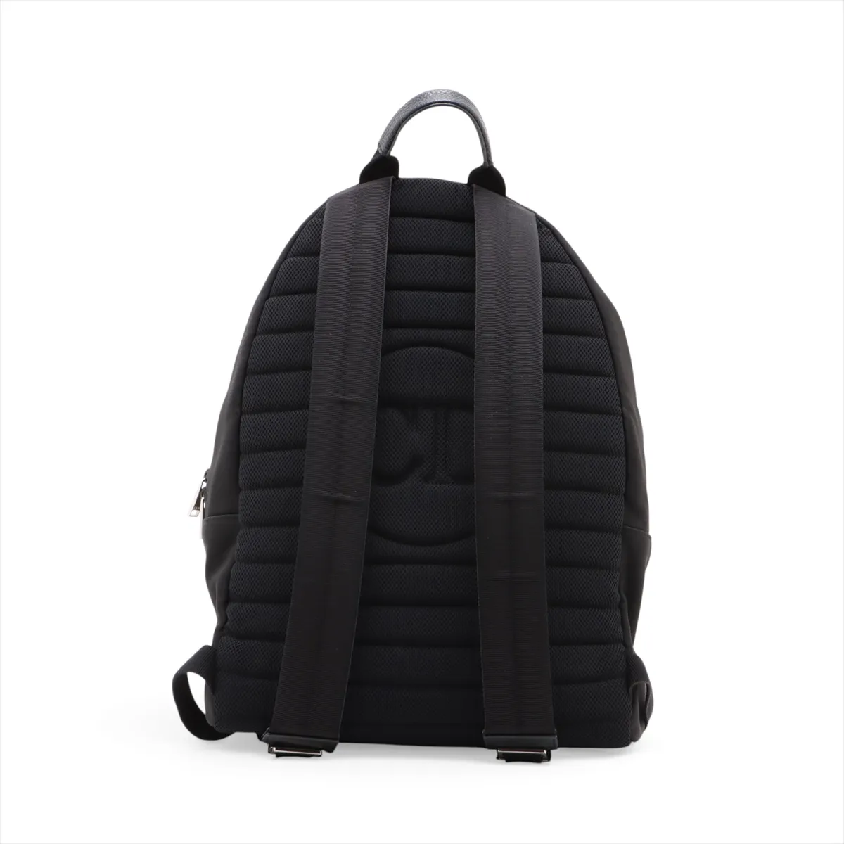 x KAWS Bee Nylon x Leather Backpack/Rucksack, Black — view 2