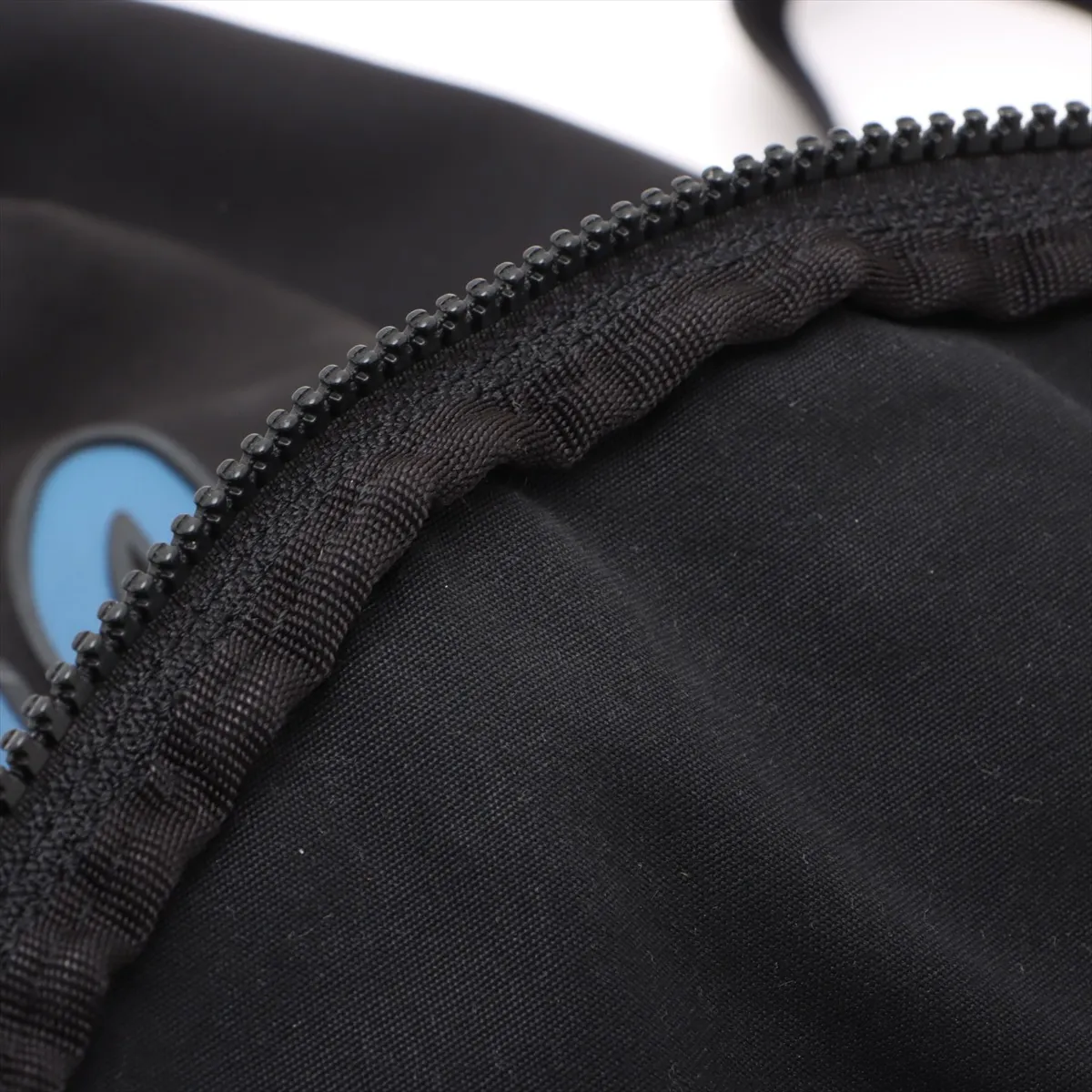 x KAWS Bee Nylon x Leather Backpack/Rucksack, Black — view 12