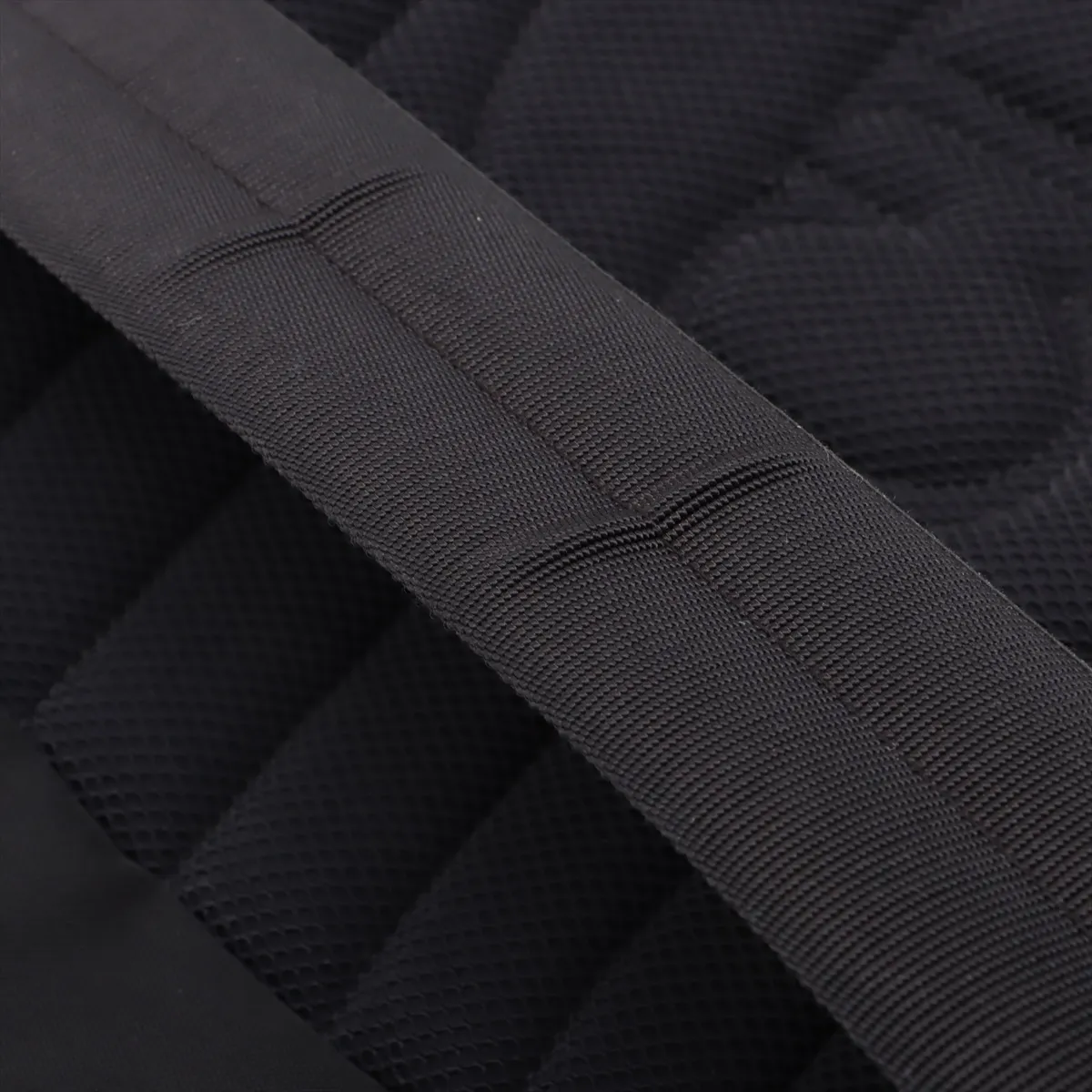 x KAWS Bee Nylon x Leather Backpack/Rucksack, Black — view 13