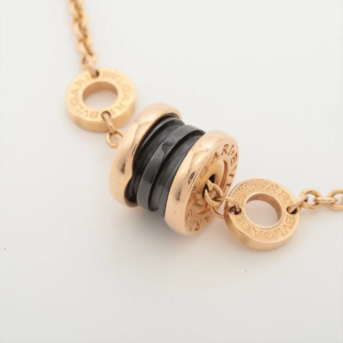 B.zero1 Bracelet, 750 (PG) x Ceramic, 7.0g, SM SF1NYL 354810, QR code scannable, no guarantee information provided. — view 2