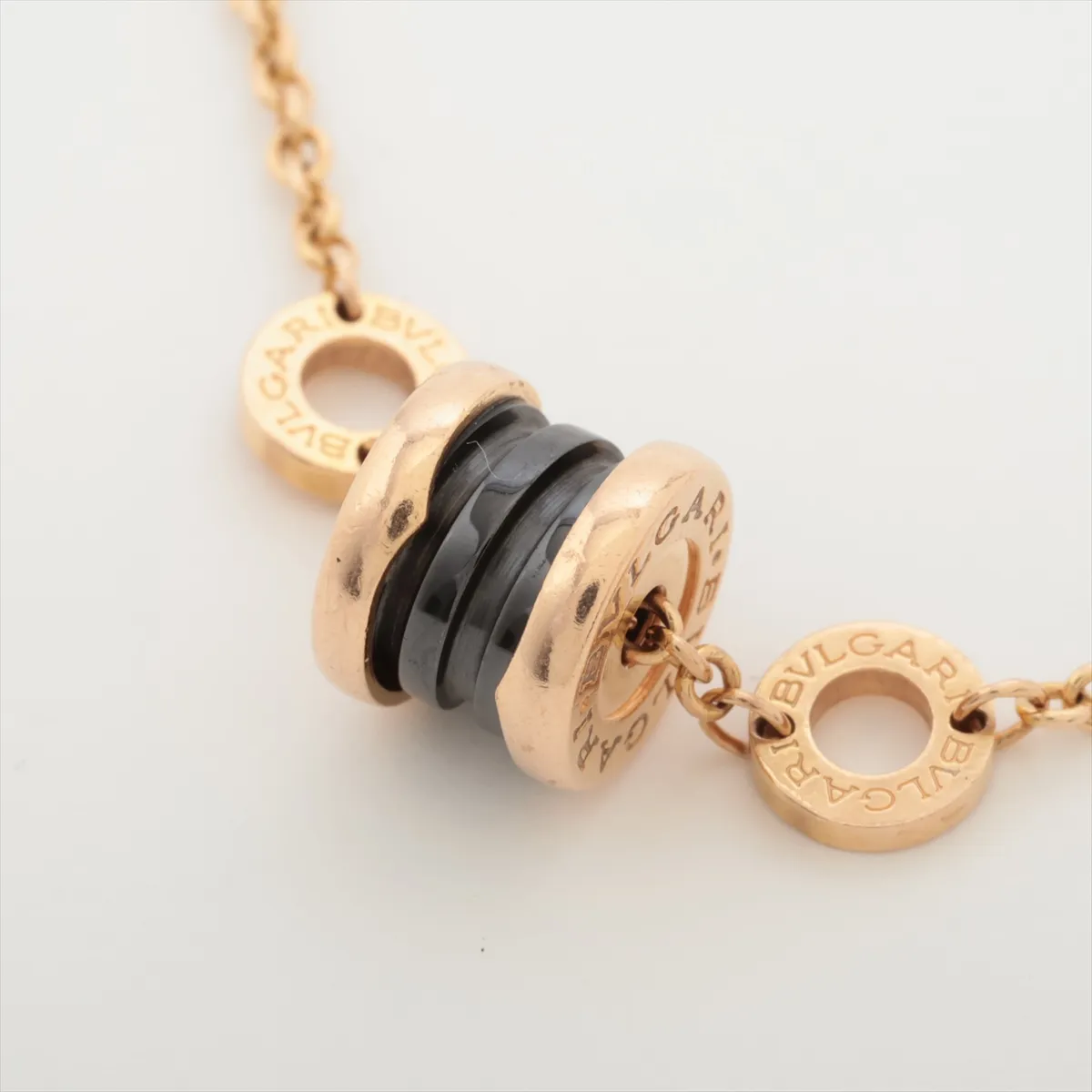 B.zero1 Bracelet, 750 (PG) x Ceramic, 7.0g, SM SF1NYL 354810, QR code scannable, no guarantee information provided. — view 3