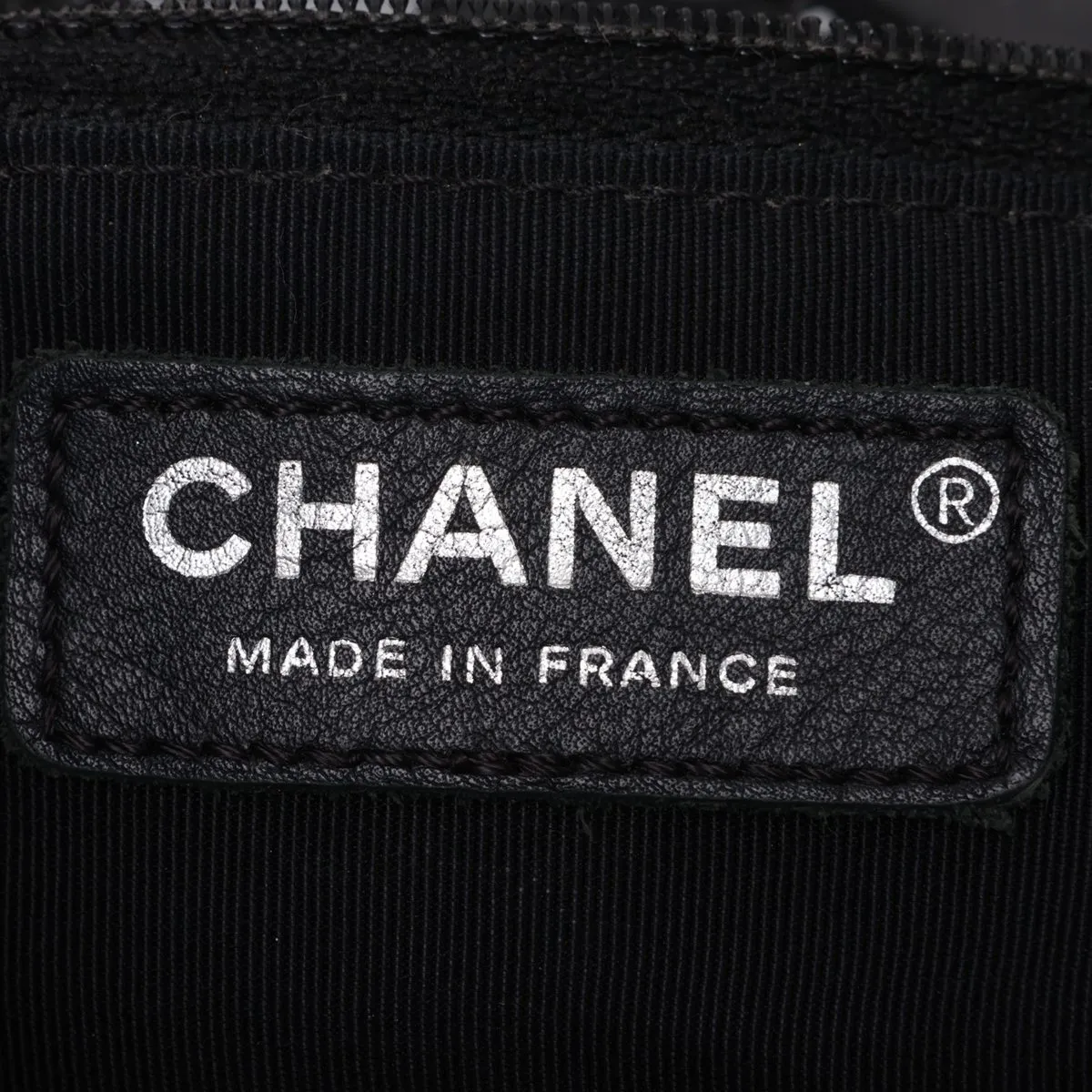 Matelassé Patent Leather Chain Tote Bag, Black, Silver Hardware, Item Number 21957265 (Serial Number 21) — view 10