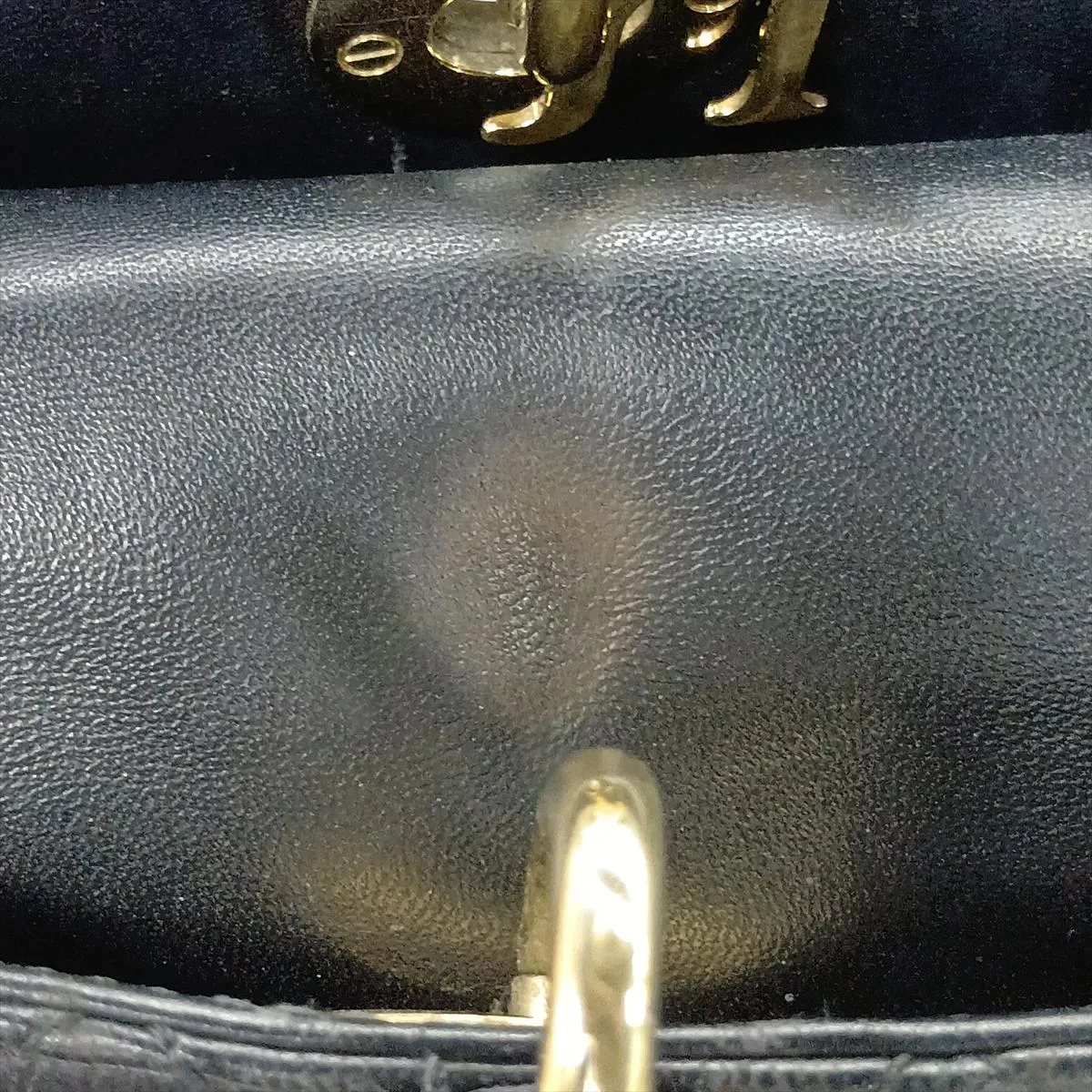 Cannage Lady Dior Leather Handbag, Black, with Mitzah — view 15